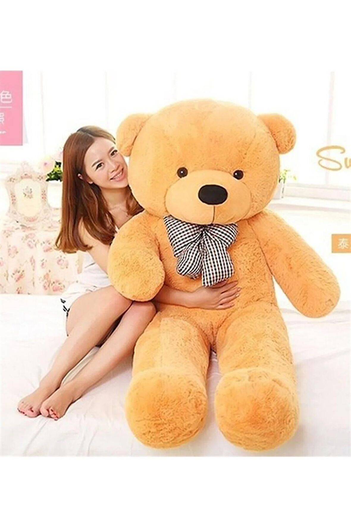 160 Cm Papyonlu Büyük Ayıcık (%100 Yerli) Kahve