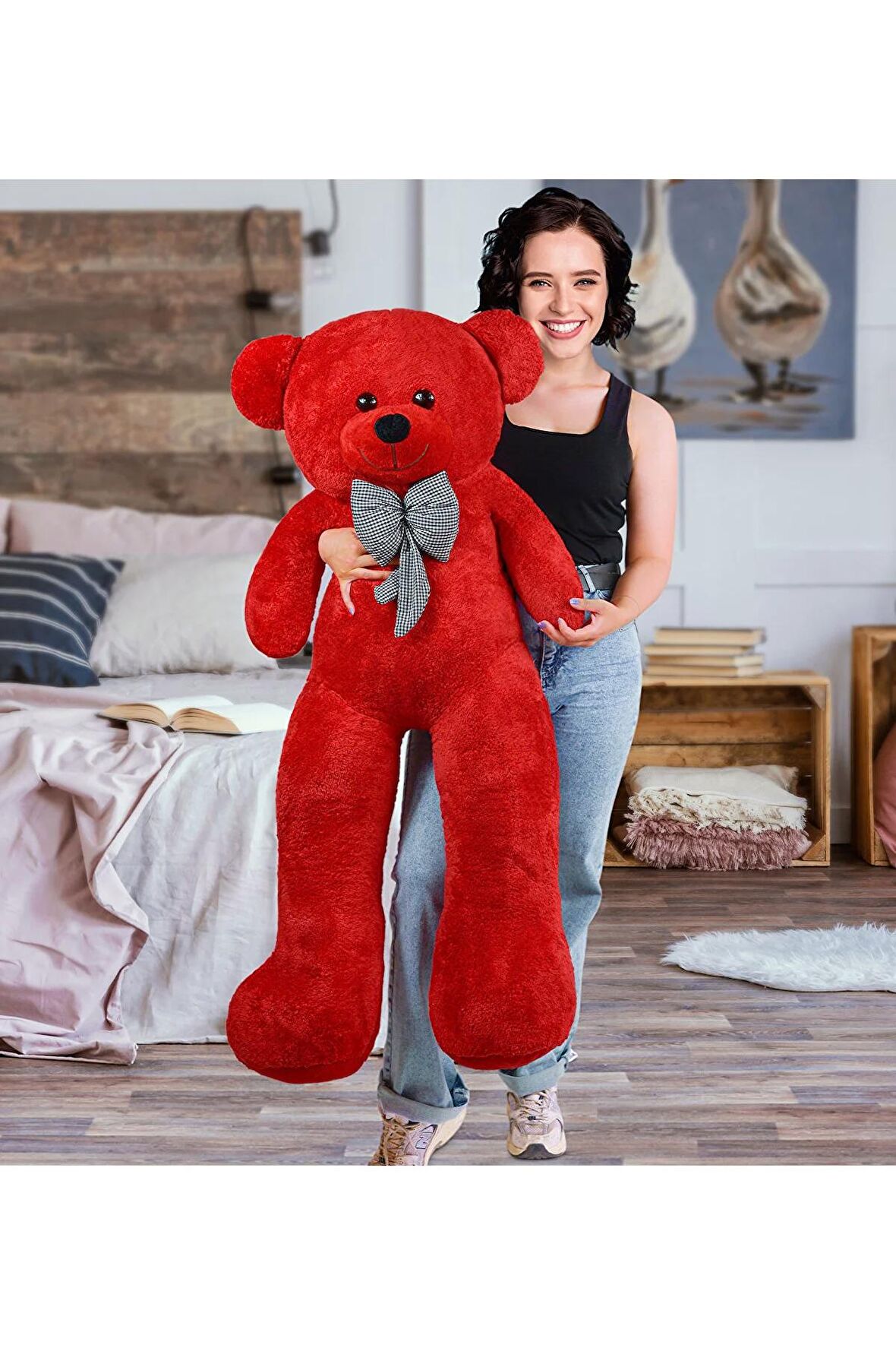 140 Cm Papyonlu Büyük Ayıcık (%100 Yerli)