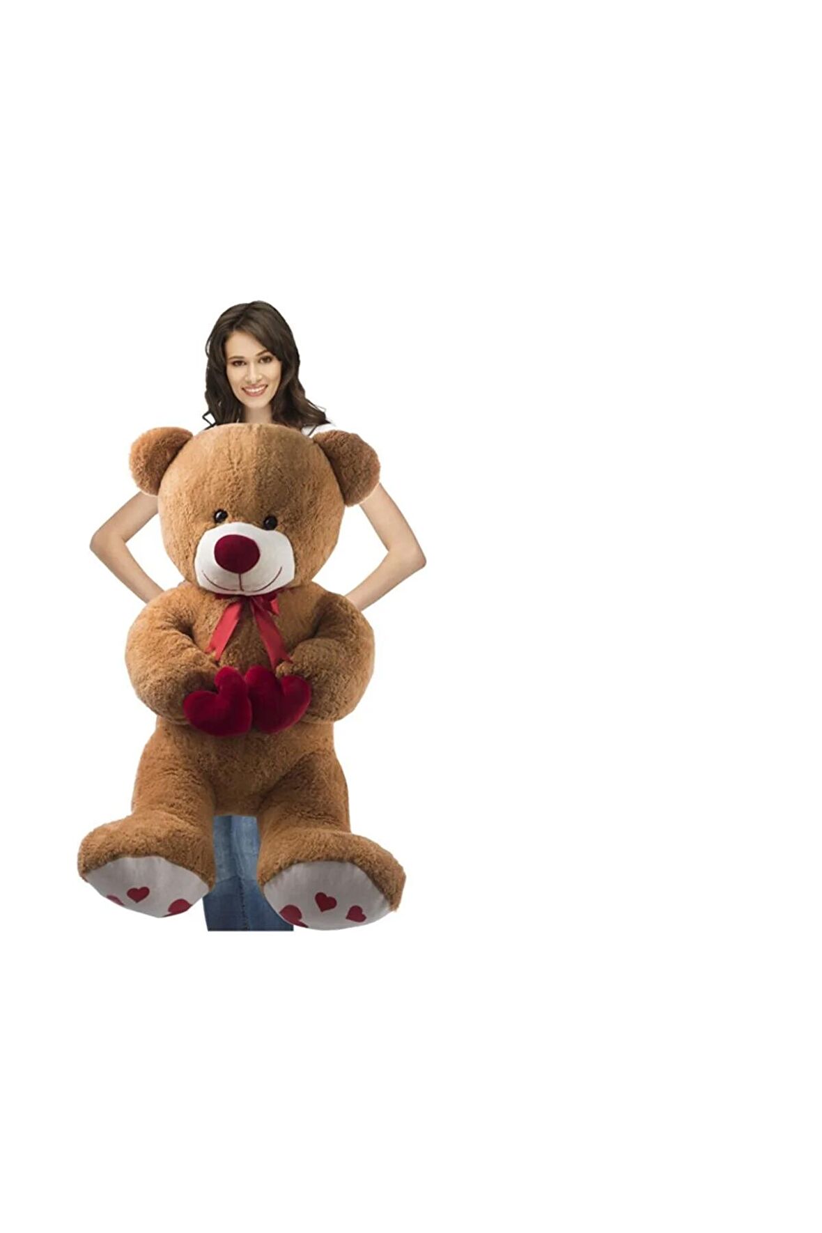 Özgüner 100 Cm Kahve Bobo Peluş Ayıcık