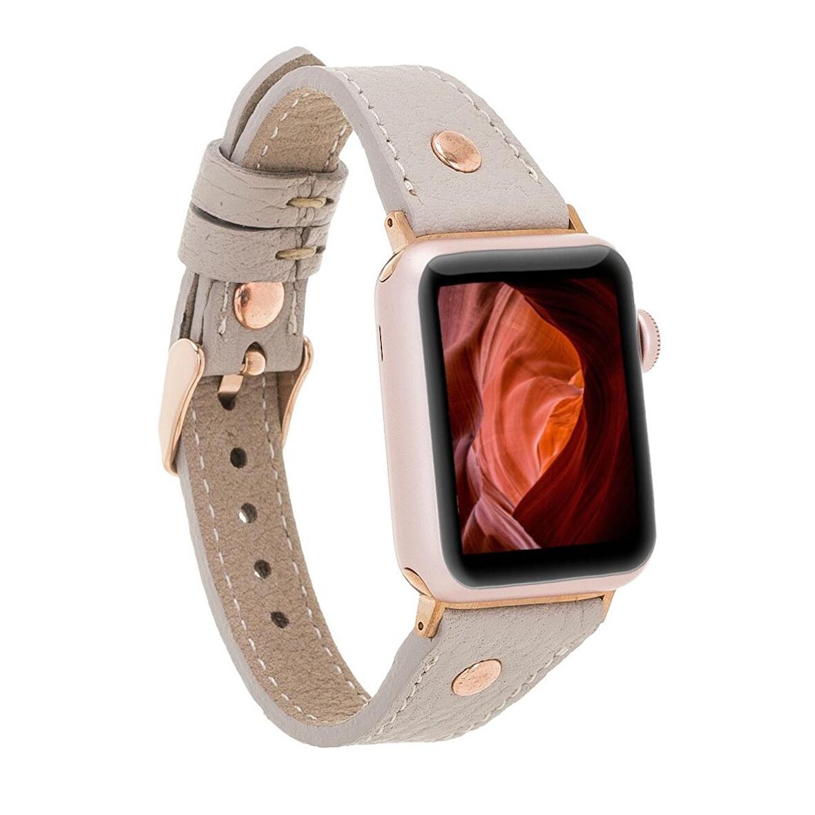 Apple Watch Uyumlu Deri Kordon 38-40-41mm Slim RT ERC3