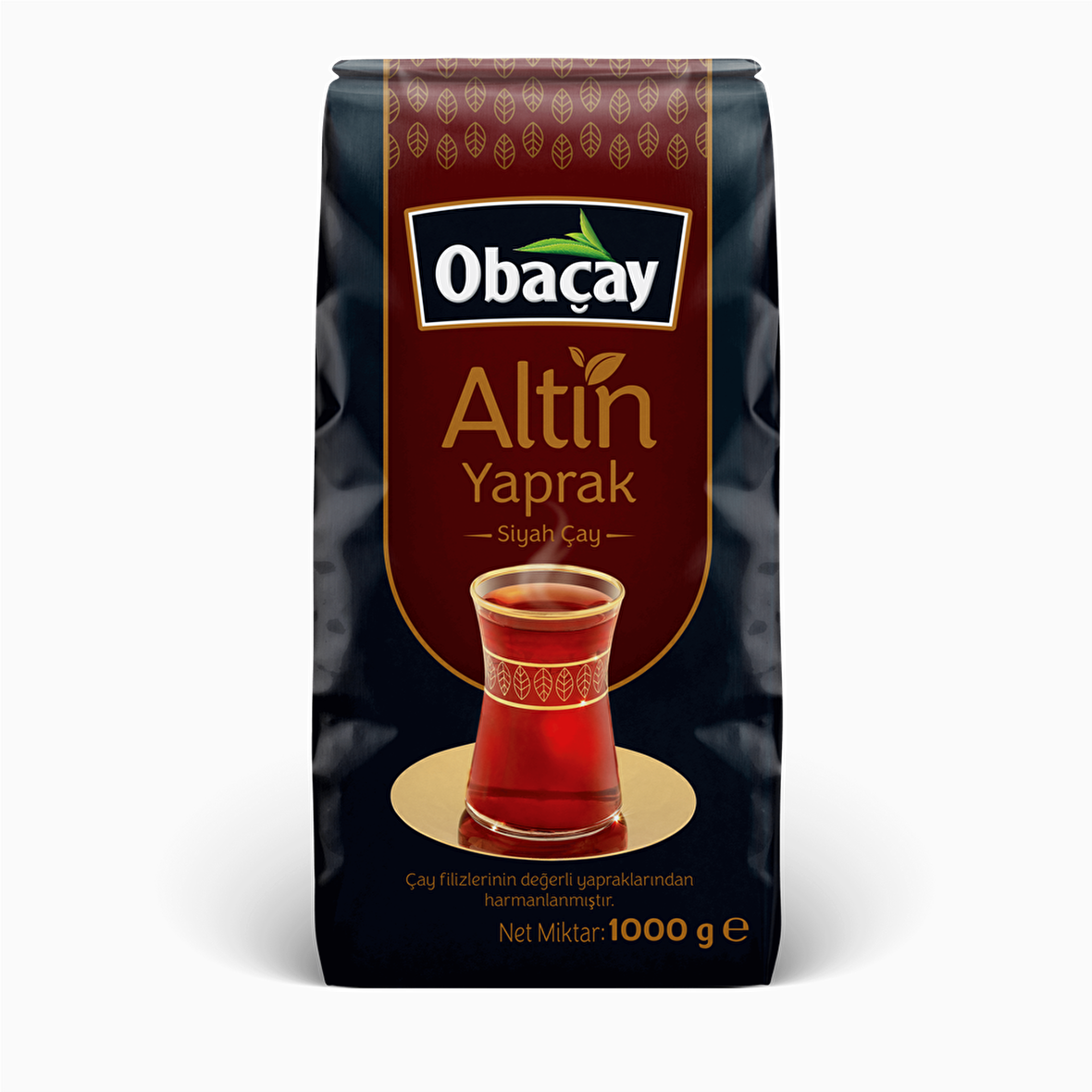 Obaçay Dökme Siyah Çay 1000 gr 