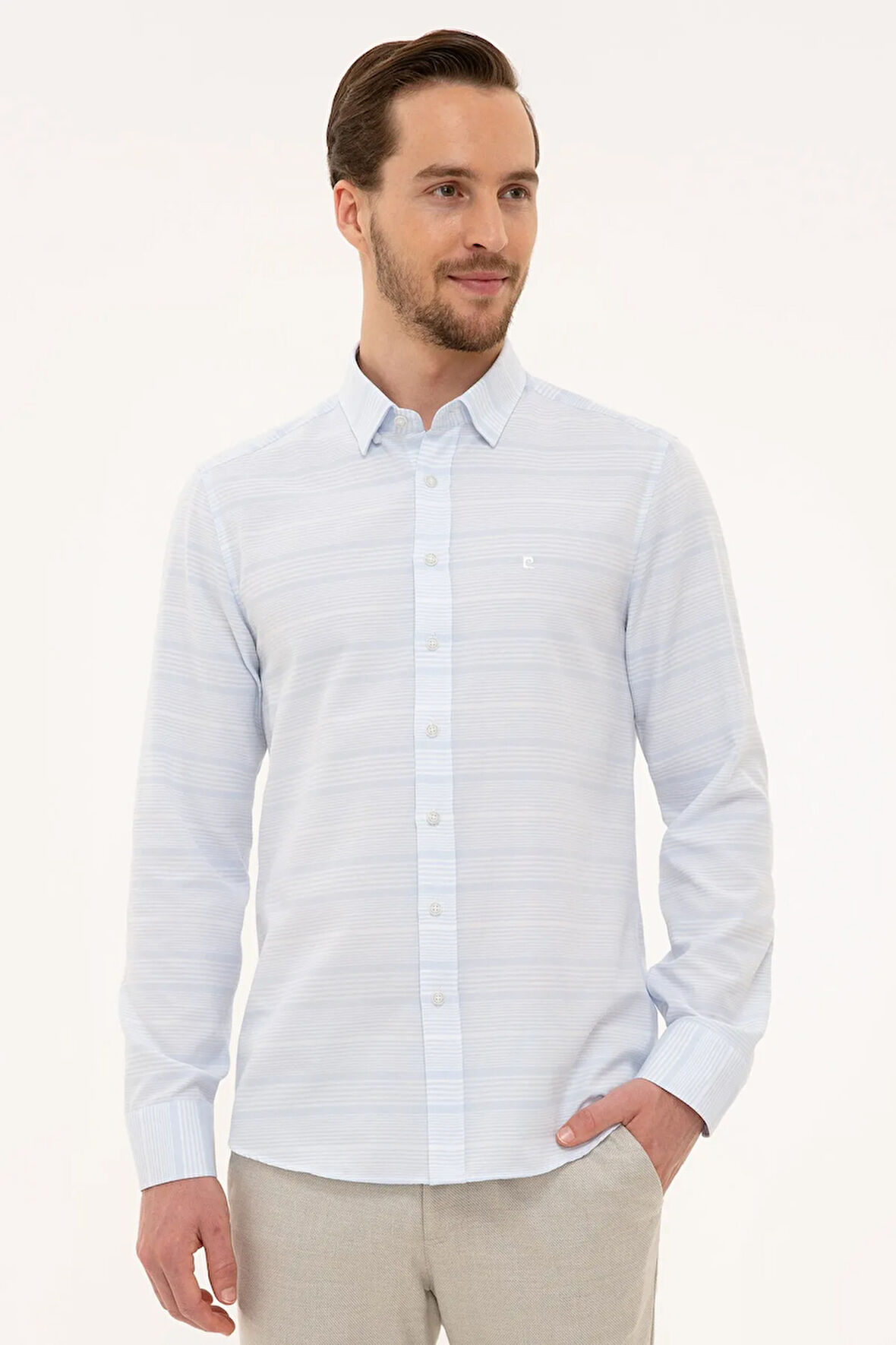 Açık Mavi Slim Fit Gömlek