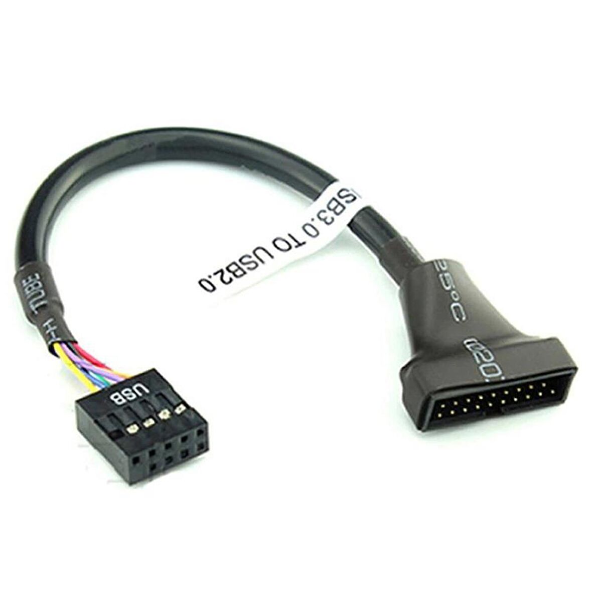 9 Pin USB 2.0 Dişi to 19 Pin USB 3.0 Erkek Dönüştürücü Kablo