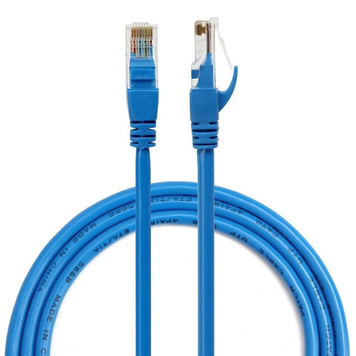 CAT6 Ethernet Kablosu Modem İnternet Lan 2 x RJ45 Patch 15 Metre