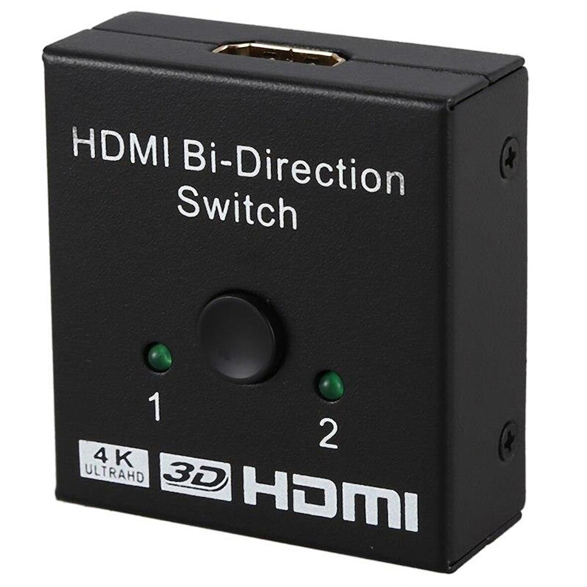 2 Port Çift Yönlü HDMI Splitter Switch Çoklayıcı Çoğaltıcı 