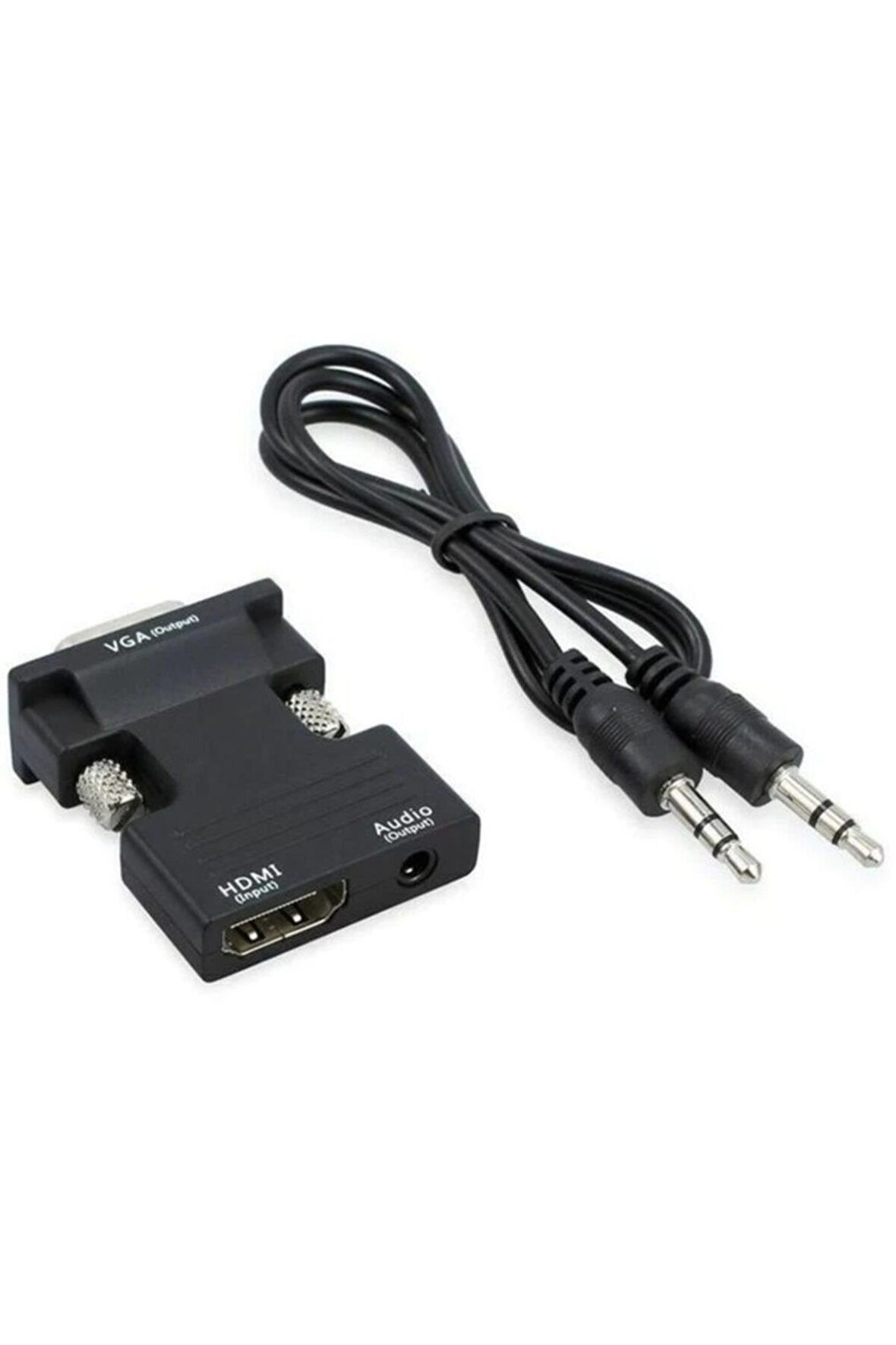 Ses Destekli HDMI to VGA Çevirici Dönüştürücü Adaptör