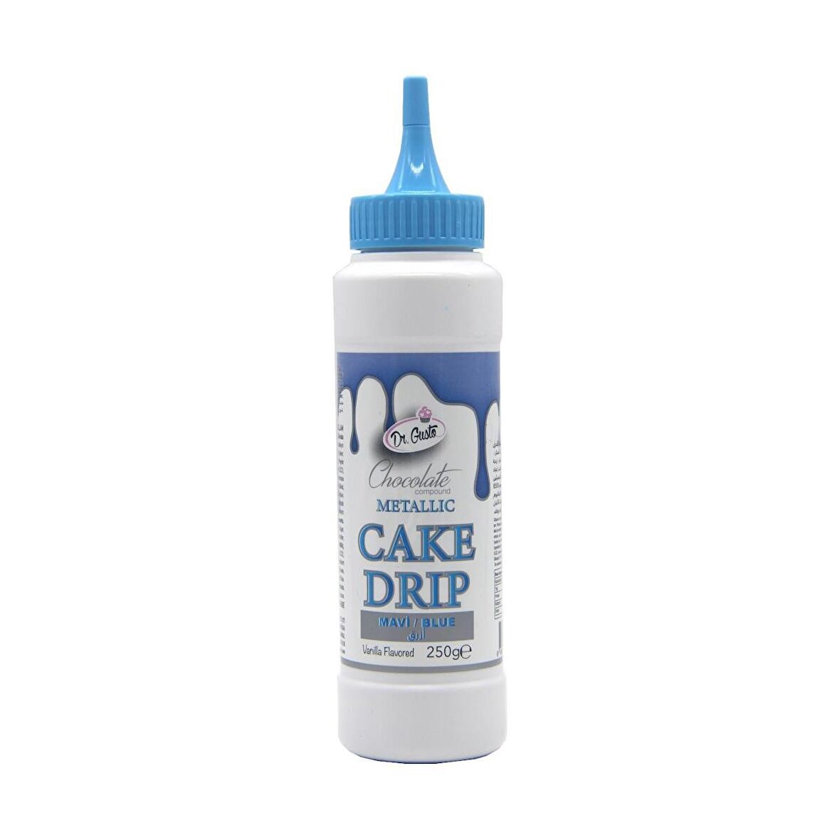 Dr.Gusto Metalik Mavi Cake Drip 250 gr