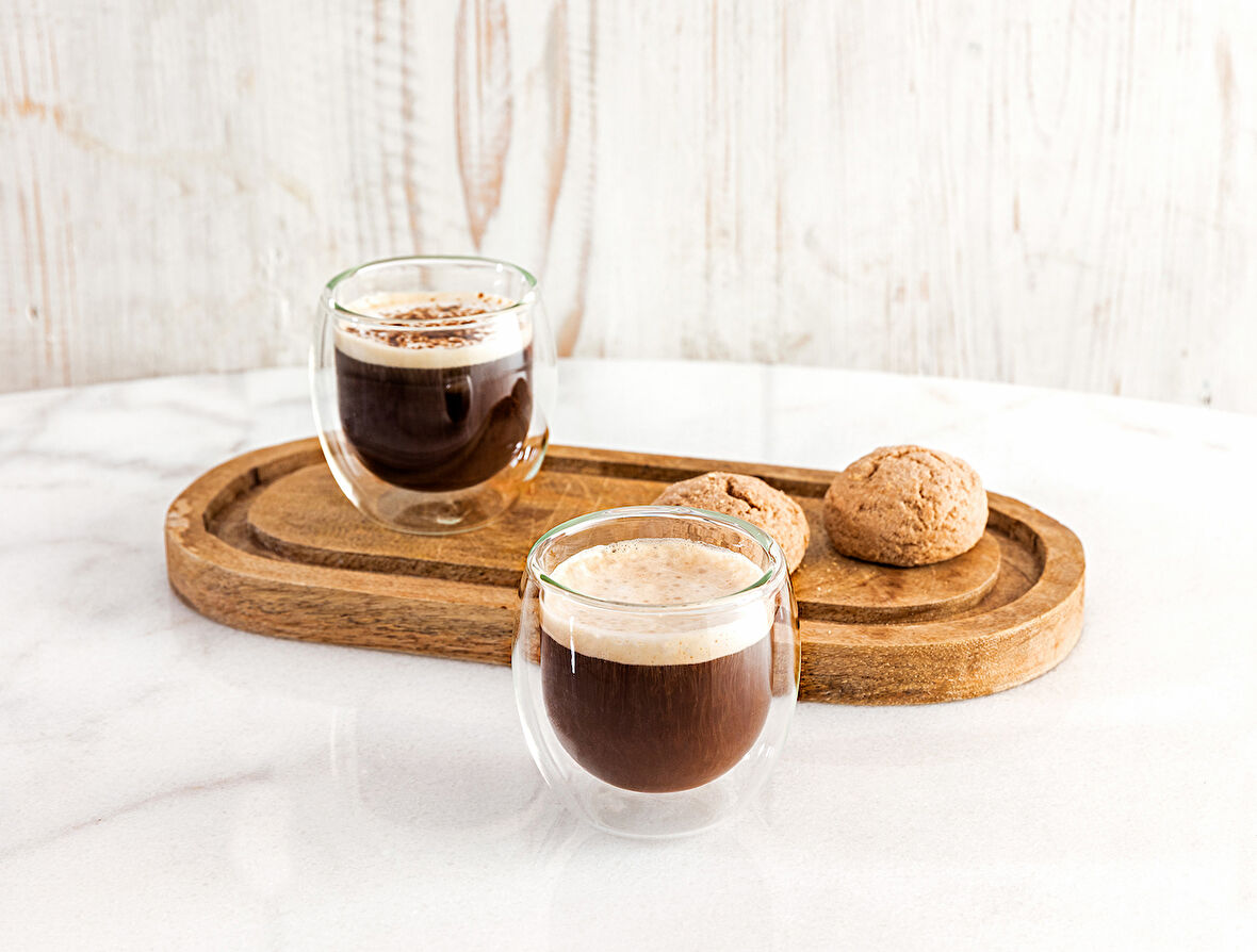 Moulins 2-li Çift Camlı Bardak - 100ML
