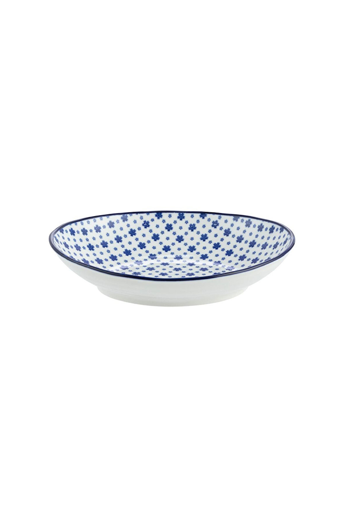 Madame Coco Rêve Bleu Petite Oval Tabak - Mavi - 19,5x16,5 Cm