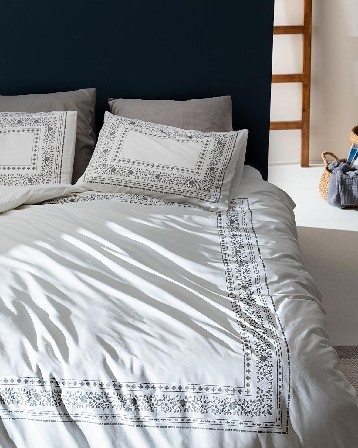 Madame Coco Arber King Size Nevresim Takımı - Gri