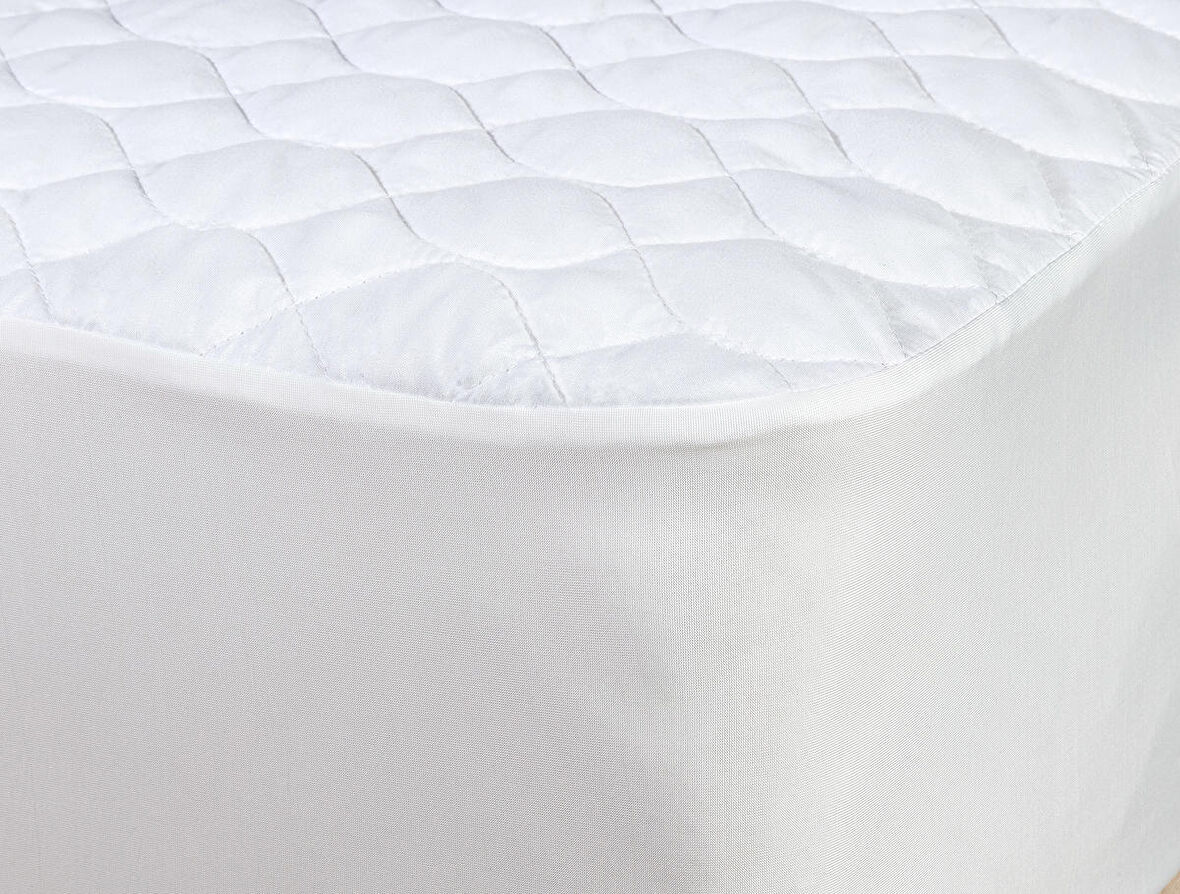 Madame Coco Eleta Kapitoneli Fitted King Size Yatak Alezi - Beyaz