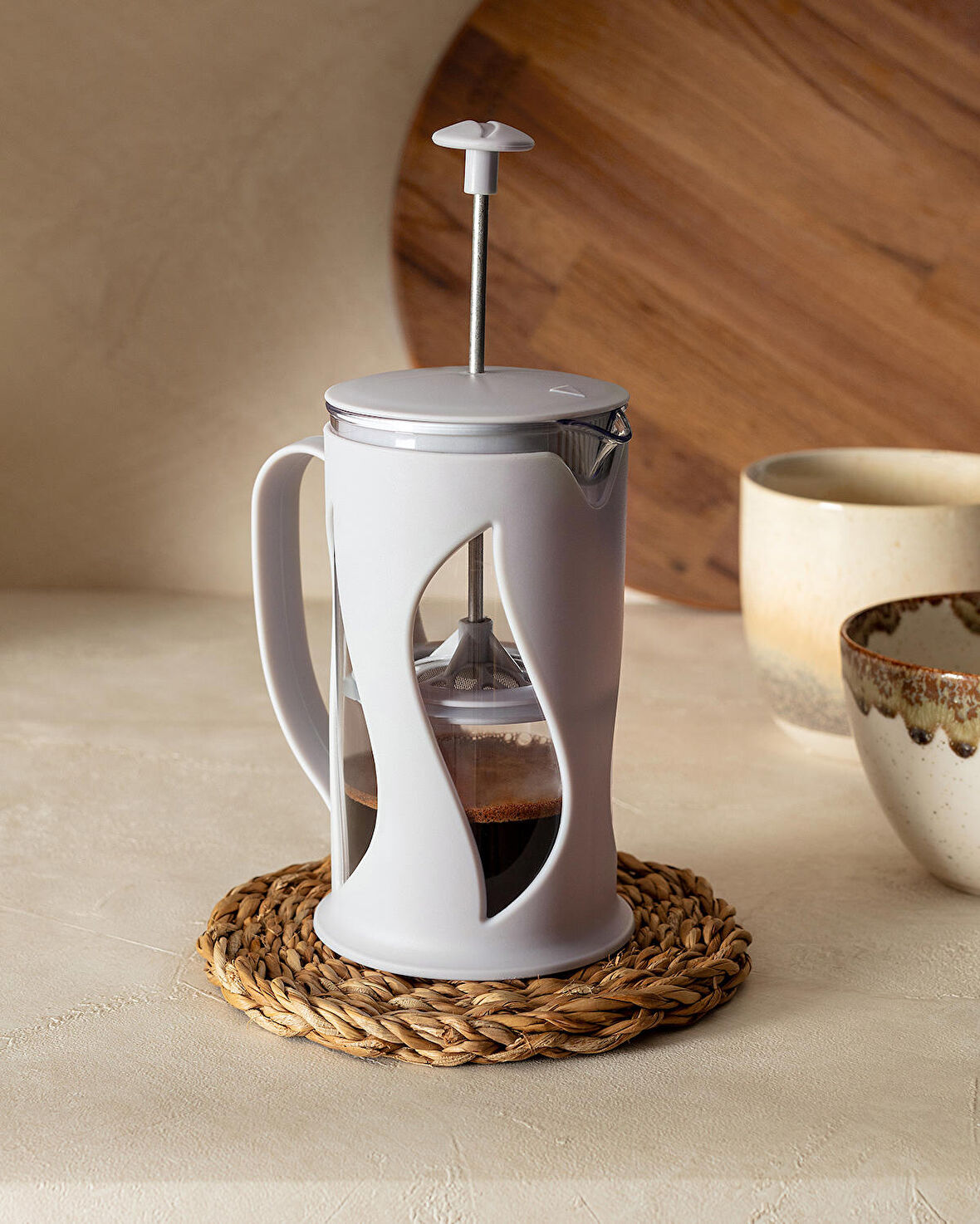 Madame Coco Berthe French Press - Soft Gri - 500 ml