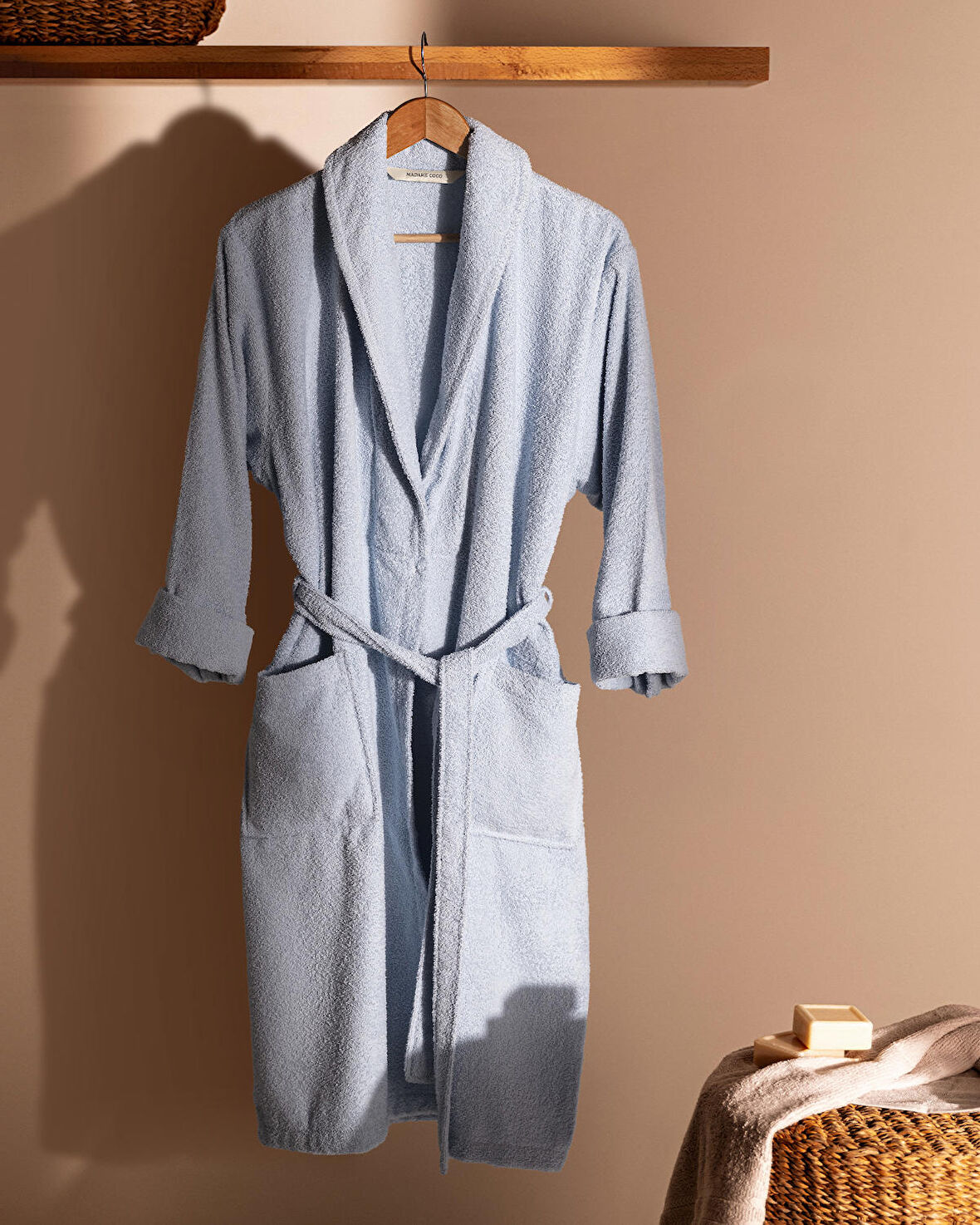 Madame Coco Belda Şalyaka Kadın %100 Pamuk Bornoz