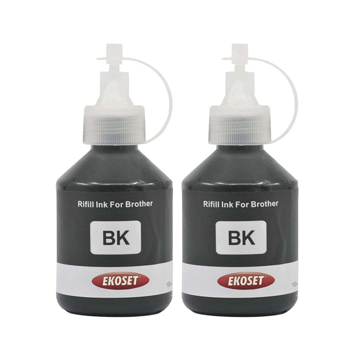 Ekoset Brother Uyumlu Siyah Mürekkep 2li Paket 2x100ml