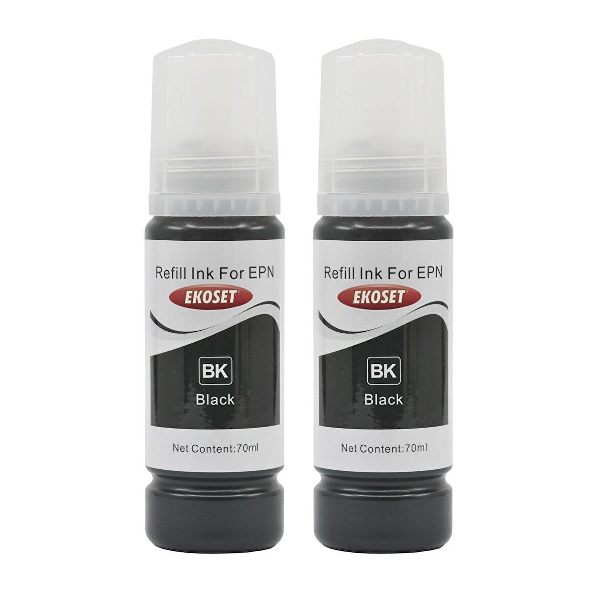 Ekoset Epson L3110 Siyah Muadil Mürekkep 2'li set 70ml 103 serisi