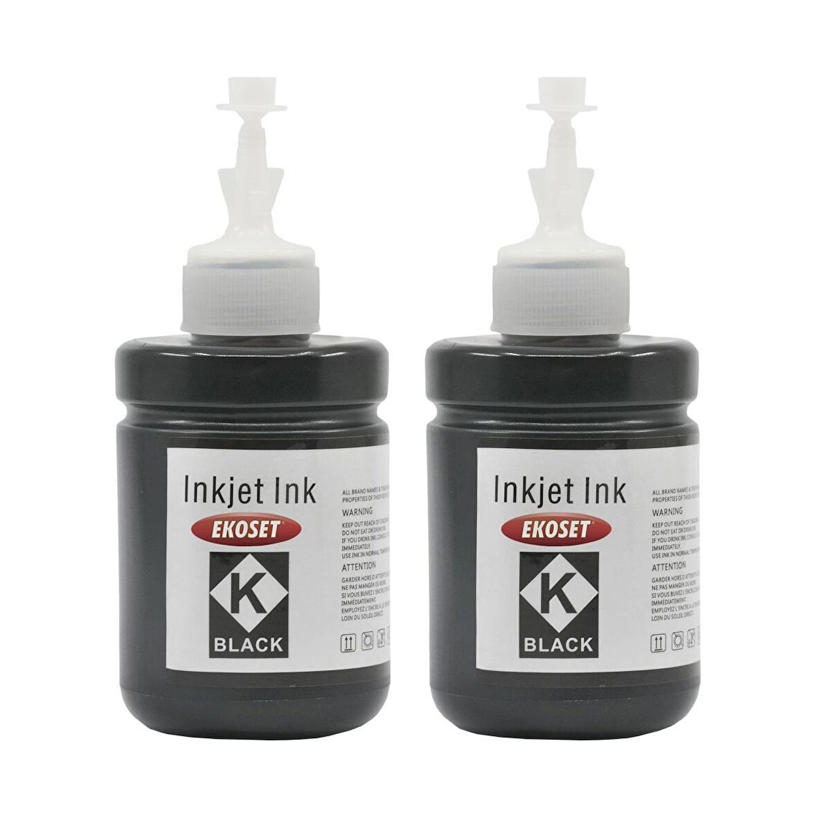 Ekoset Epson L605 L655 L1455 Siyah Muadil Mürekkep 2 adet 140 ml