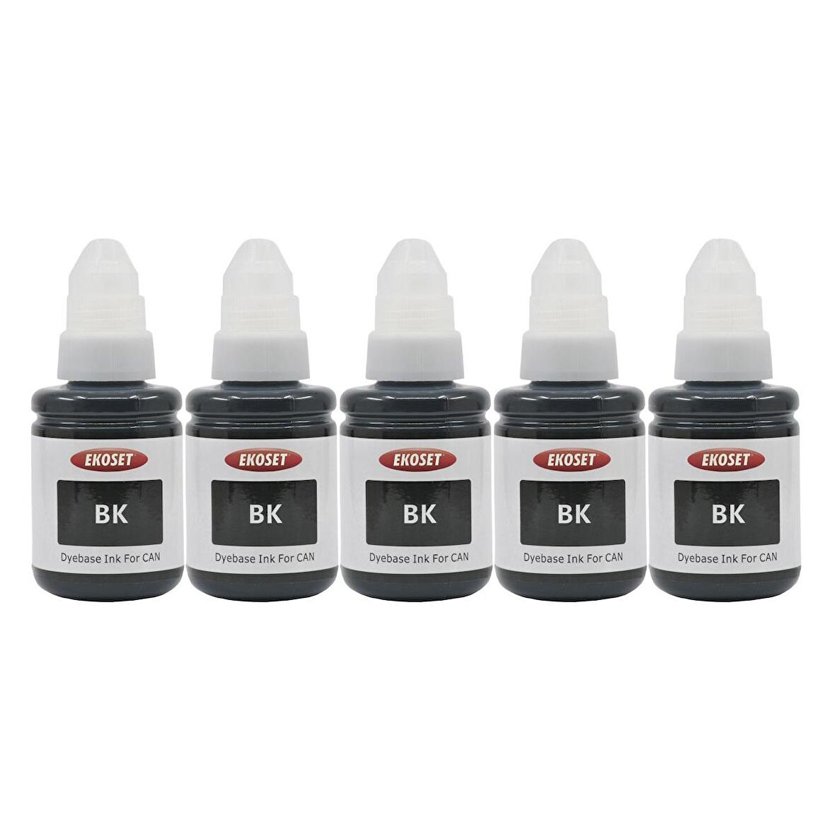 Ekoset Canon G2400 G2410 G2411 G2415 uyumlu Siyah Mürekkep 135ml 5'li set