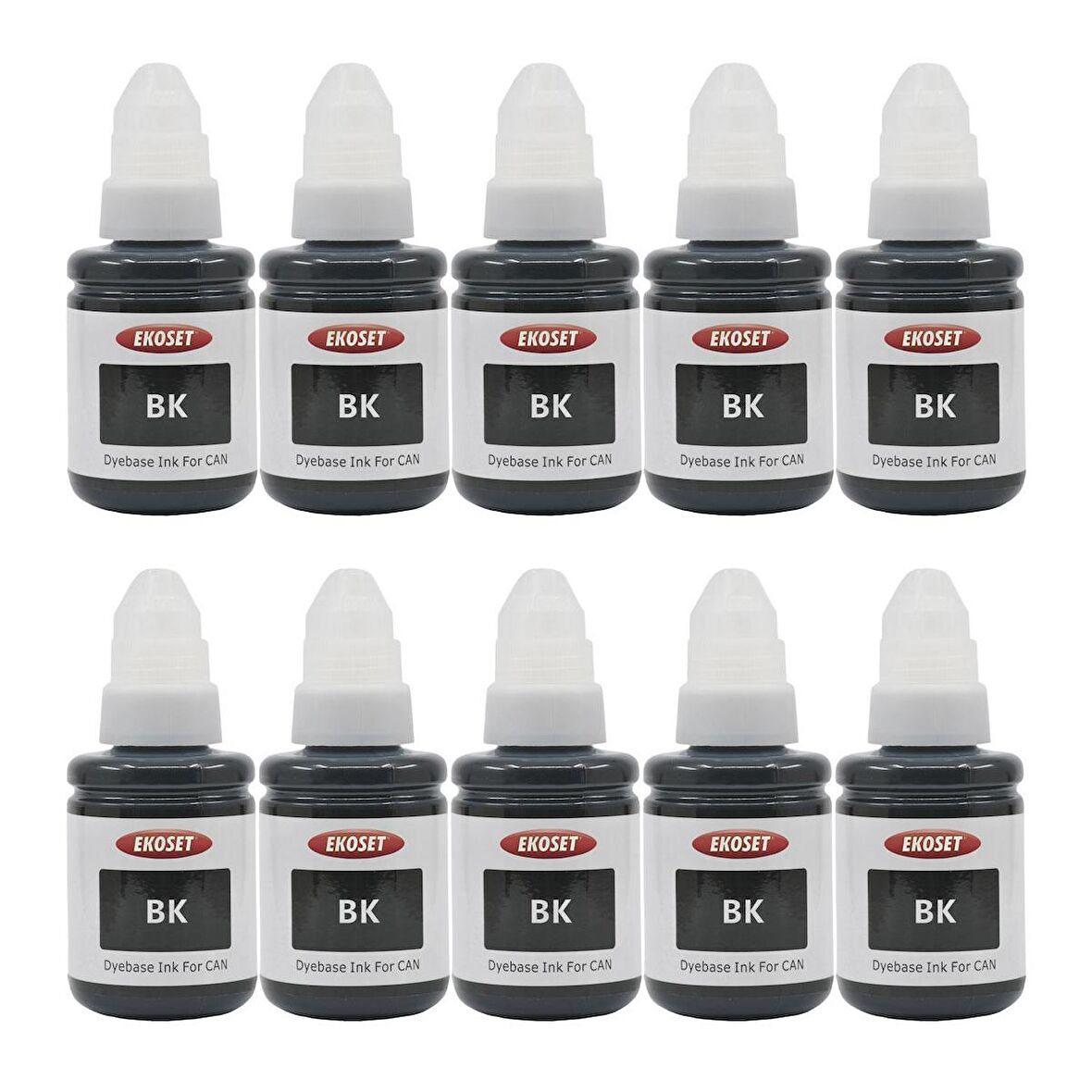 Ekoset Canon G4400 G4410 G4411 uyumlu Siyah Mürekkep 135ml 10 adet