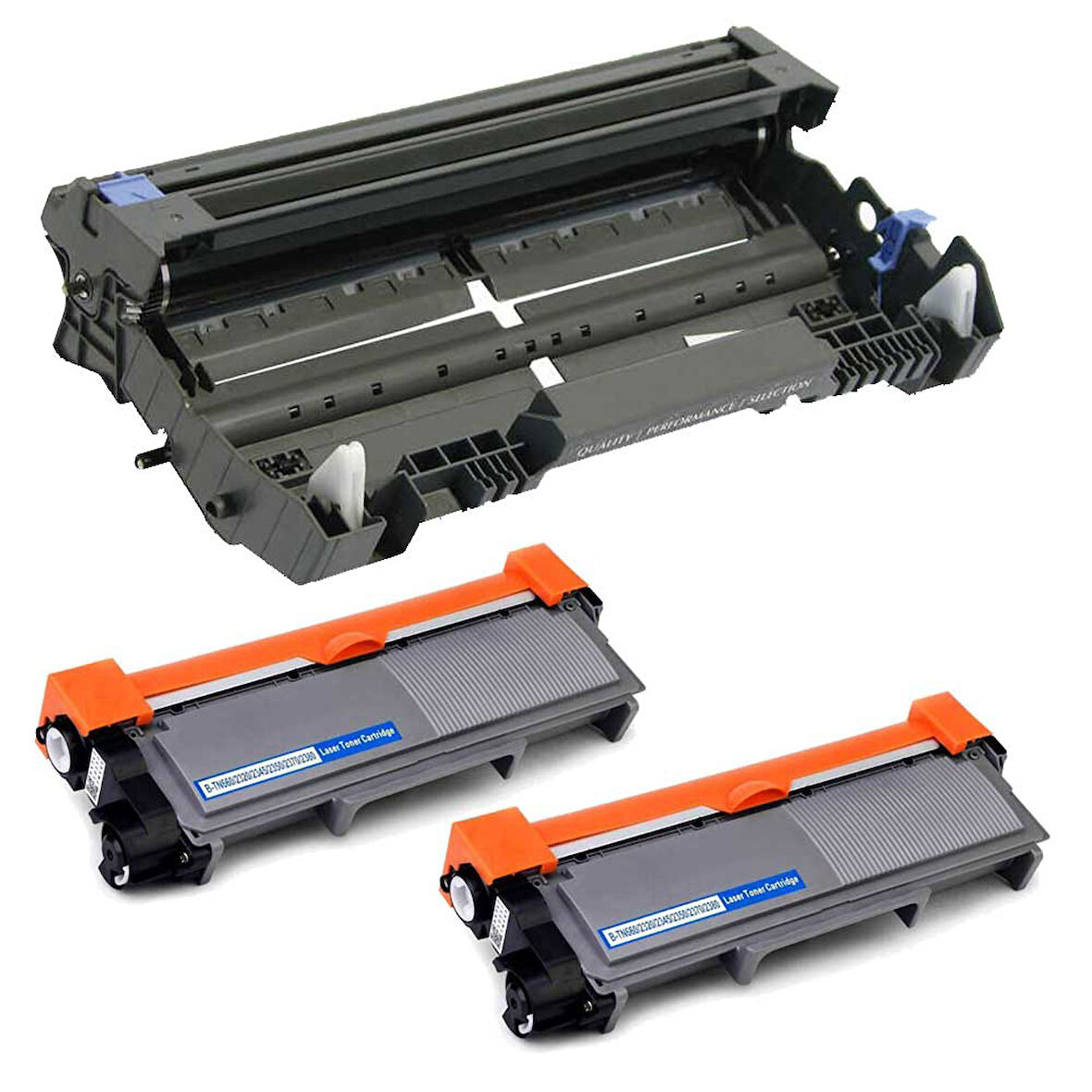 Brother MFC-L2700 HL-L2365 Muadil Drum Ünitesi ve 2'li Toner Seti