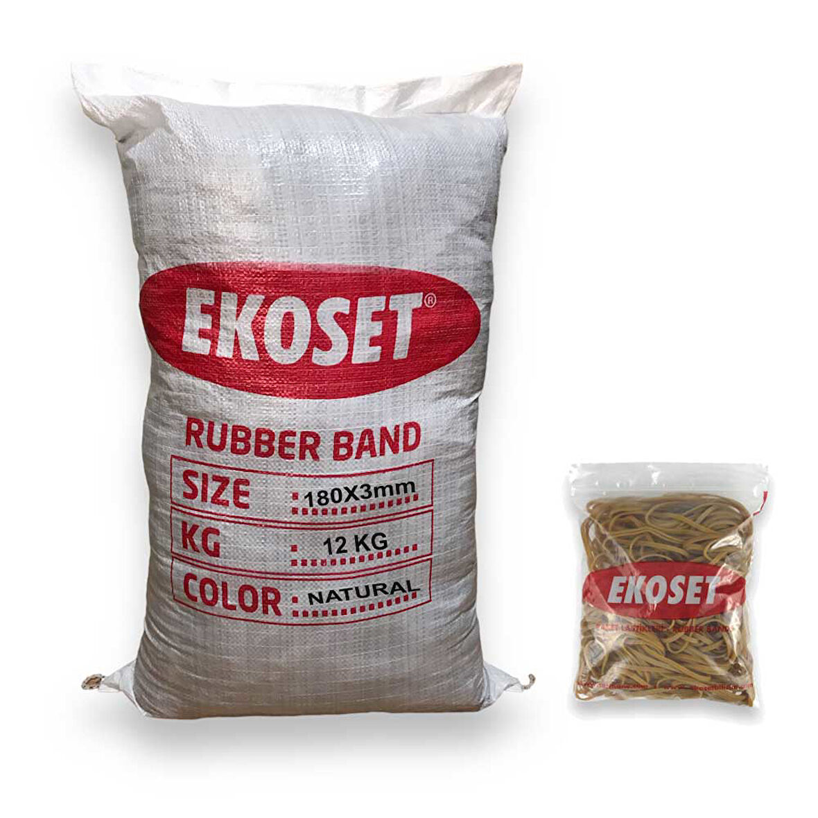 Kauçuk İnce Kasa Lastiği 12 Kg 180x3mm