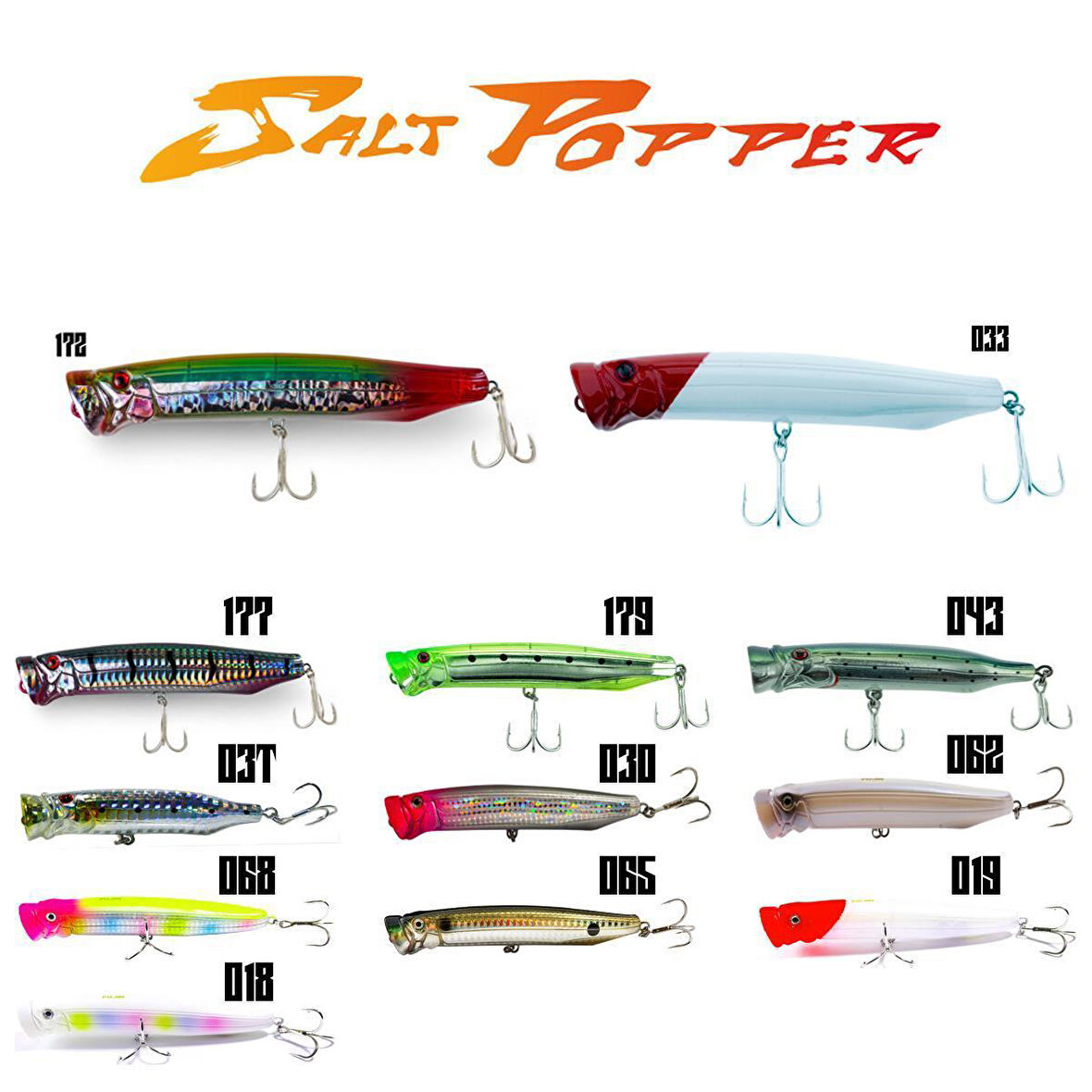 Fujin Salt Popper 12Cm 30Gr Floating Suni Yem Shiny Rainbow