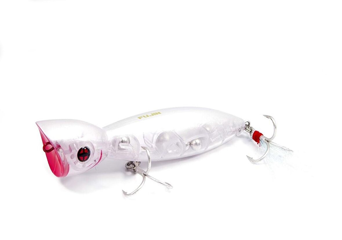 Fujin La-nina Maket Balık Su Üstü Popper 056 White Flash
