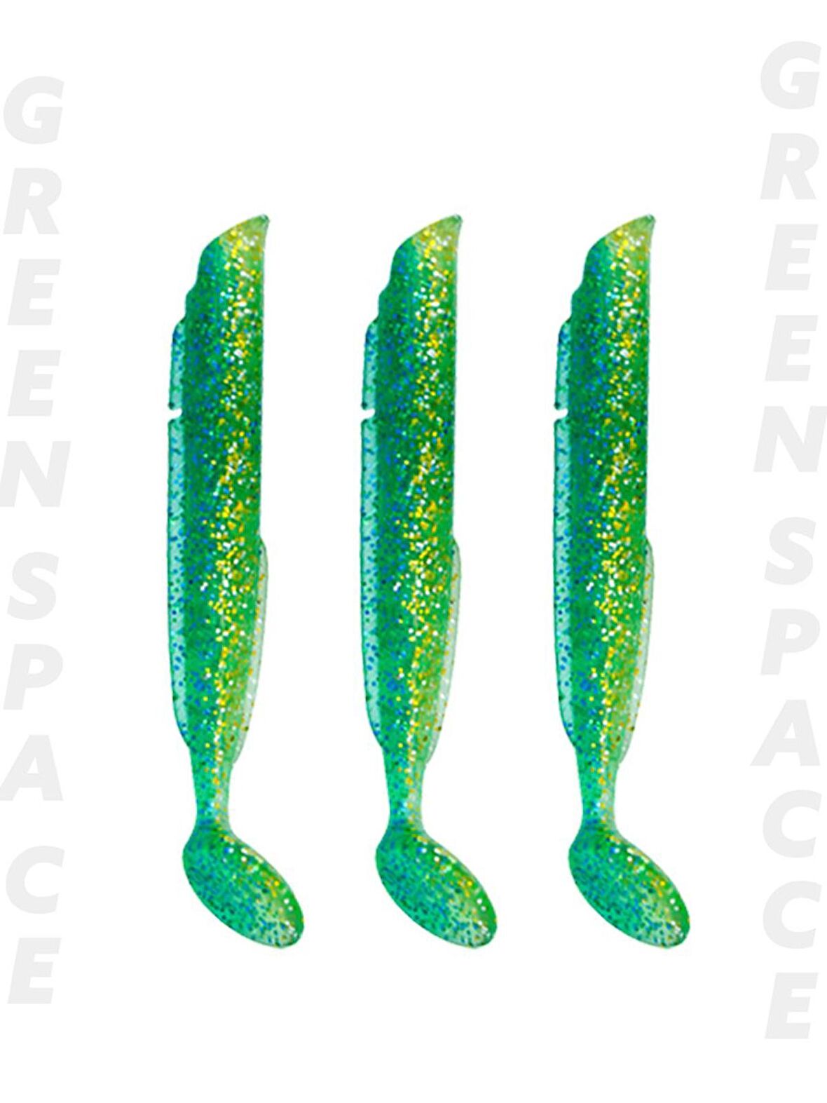 Fujin Salt Eel Body 10cm x3 Silikon Yem Gövde