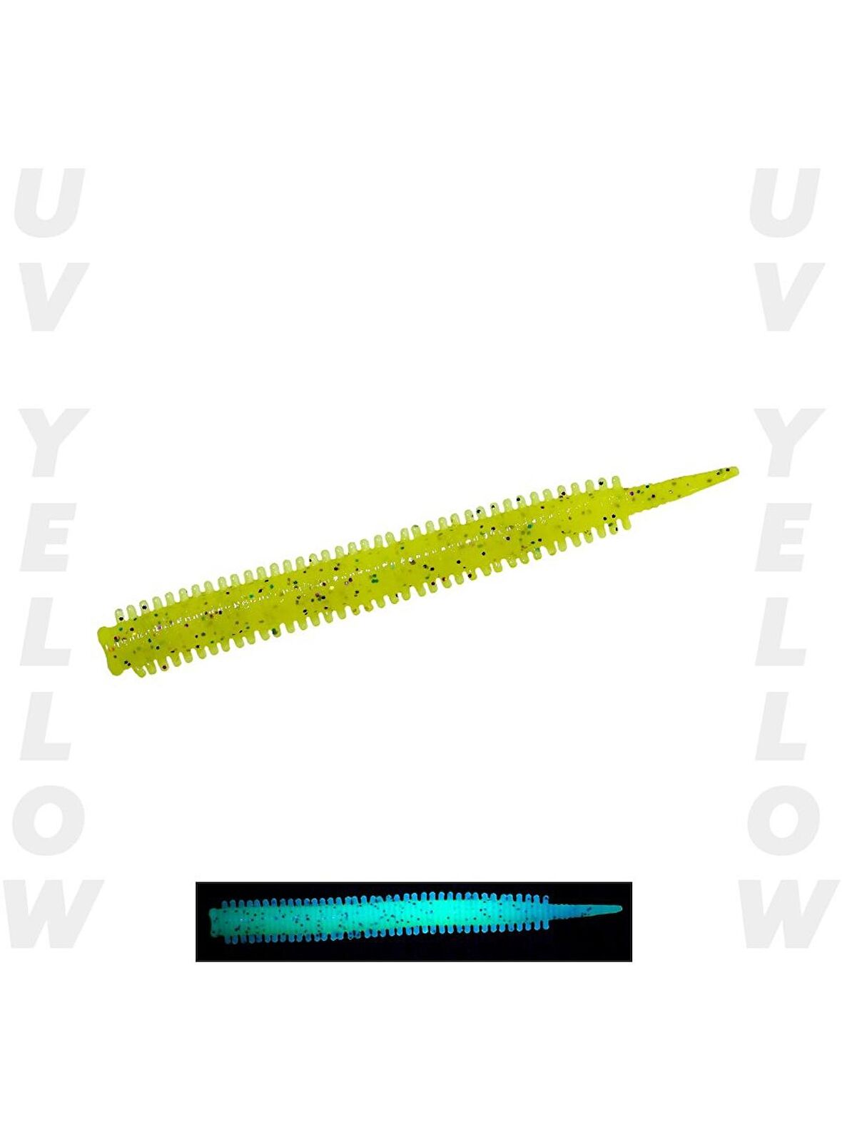 Fujin Yummy Sandworm 7cm Yellow LRF Silikonu 