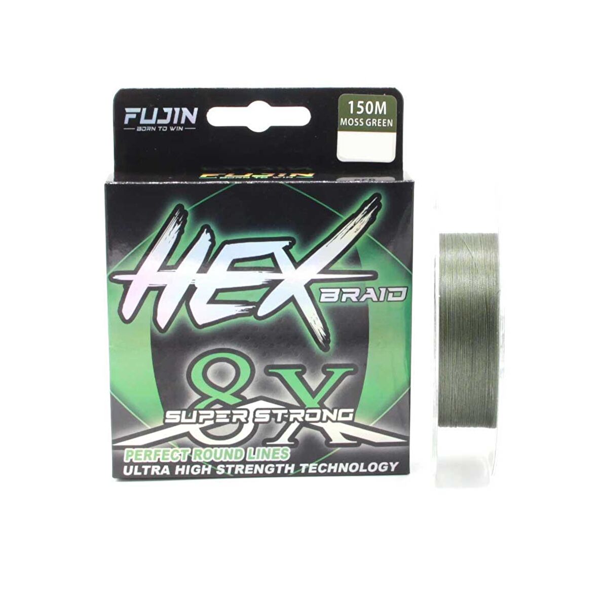 Fujin Hex 150mt 0,08mm 8x Moss Greeni İp Misina