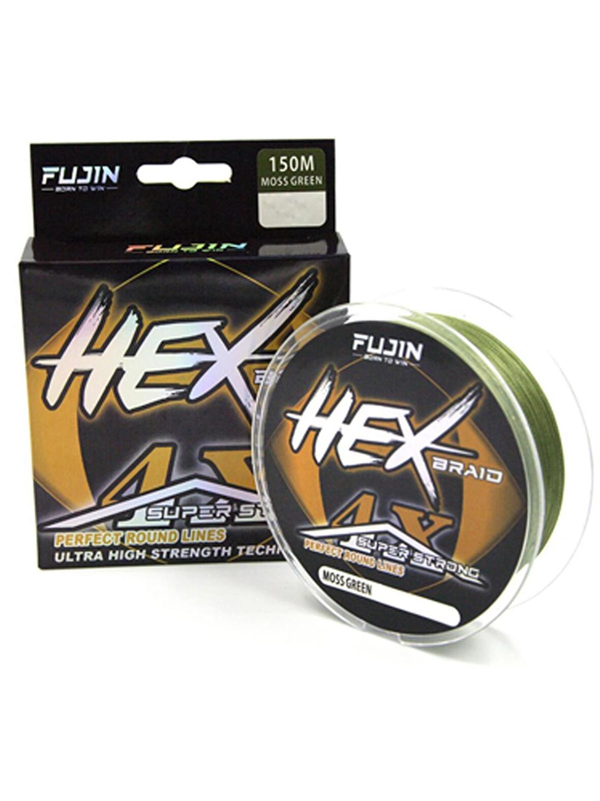 Fujin Hex Braid 4x 150mt Moss Green PE İp Misina