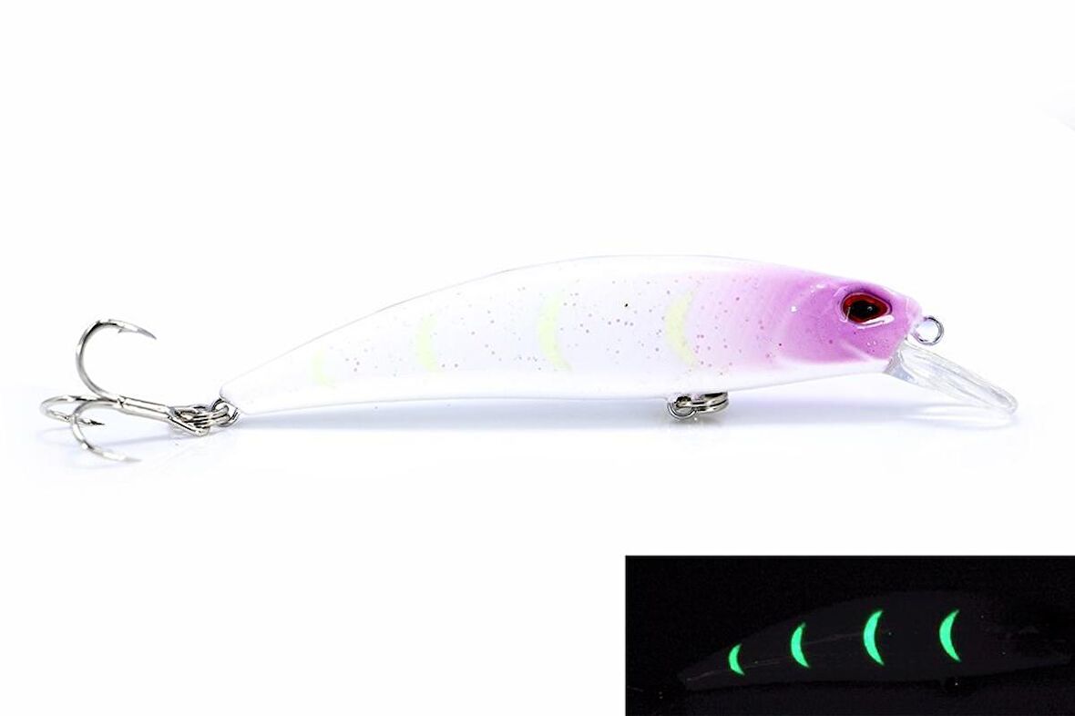 Fujin Ziggy7 70mm 9.6gr Sinking LRF Maket Balık 034 Glow Purple