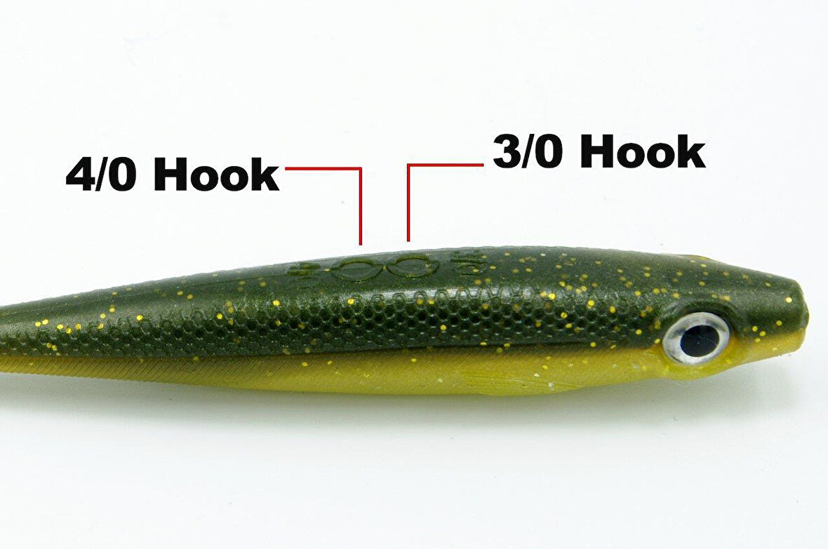 Fujin Shady 10cm 7gr x3 Silikon Yem Olive