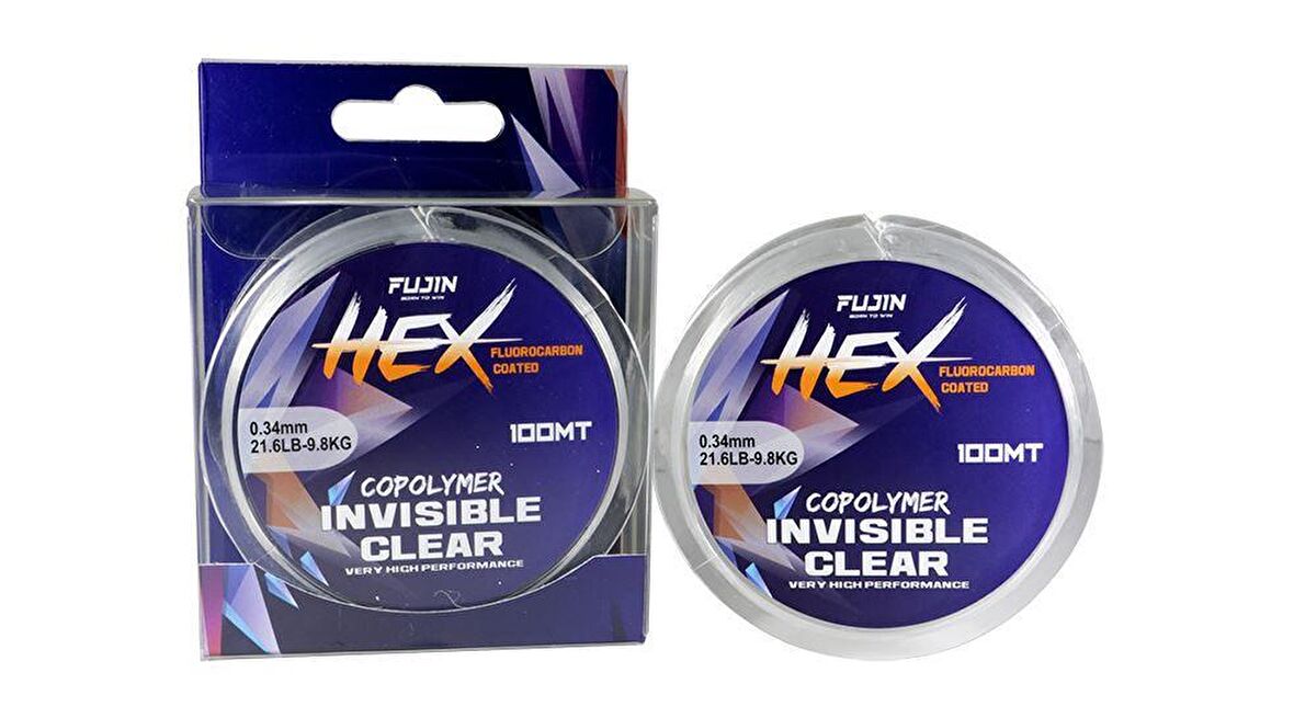Fujin Hex SHT Ultra FC 100MT 0.225mm 9.7lb 4.4kg