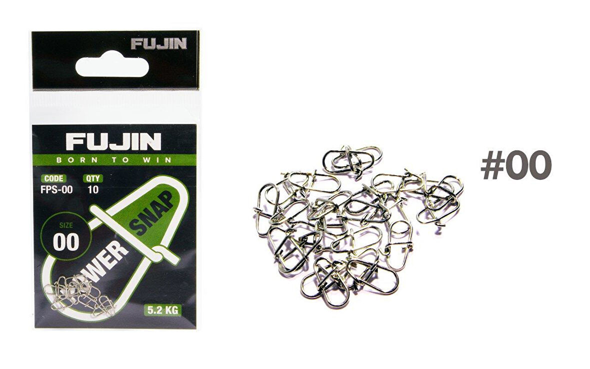 Fujin Power Snap Maket Balık ve LRF Klipsi NO:0