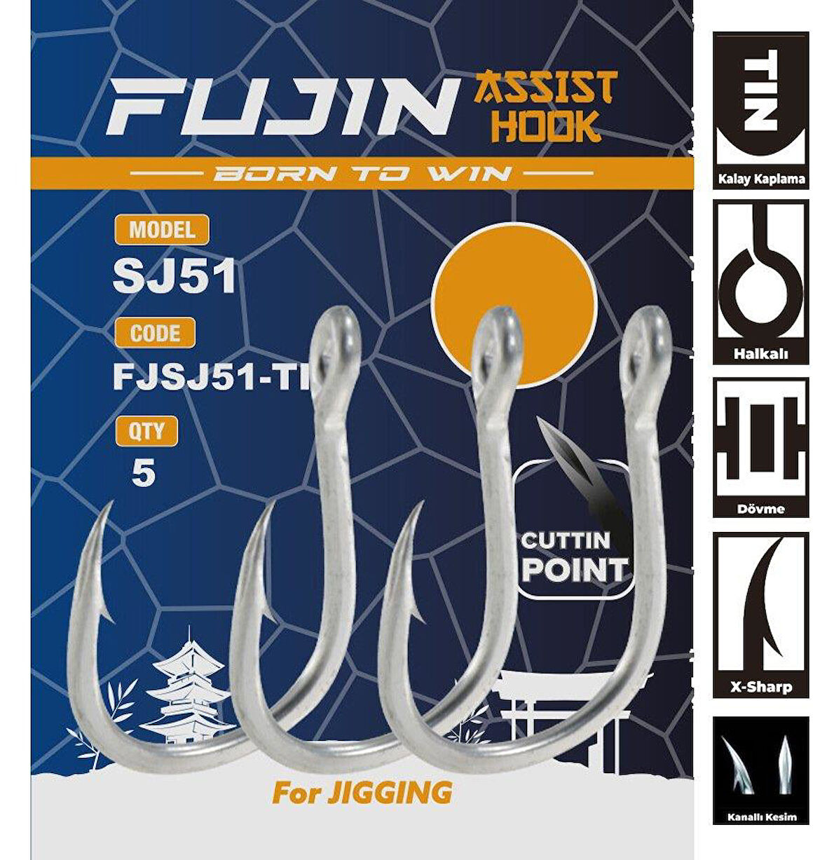 Fujin SJ51 TIN Delikli Assist Kancası