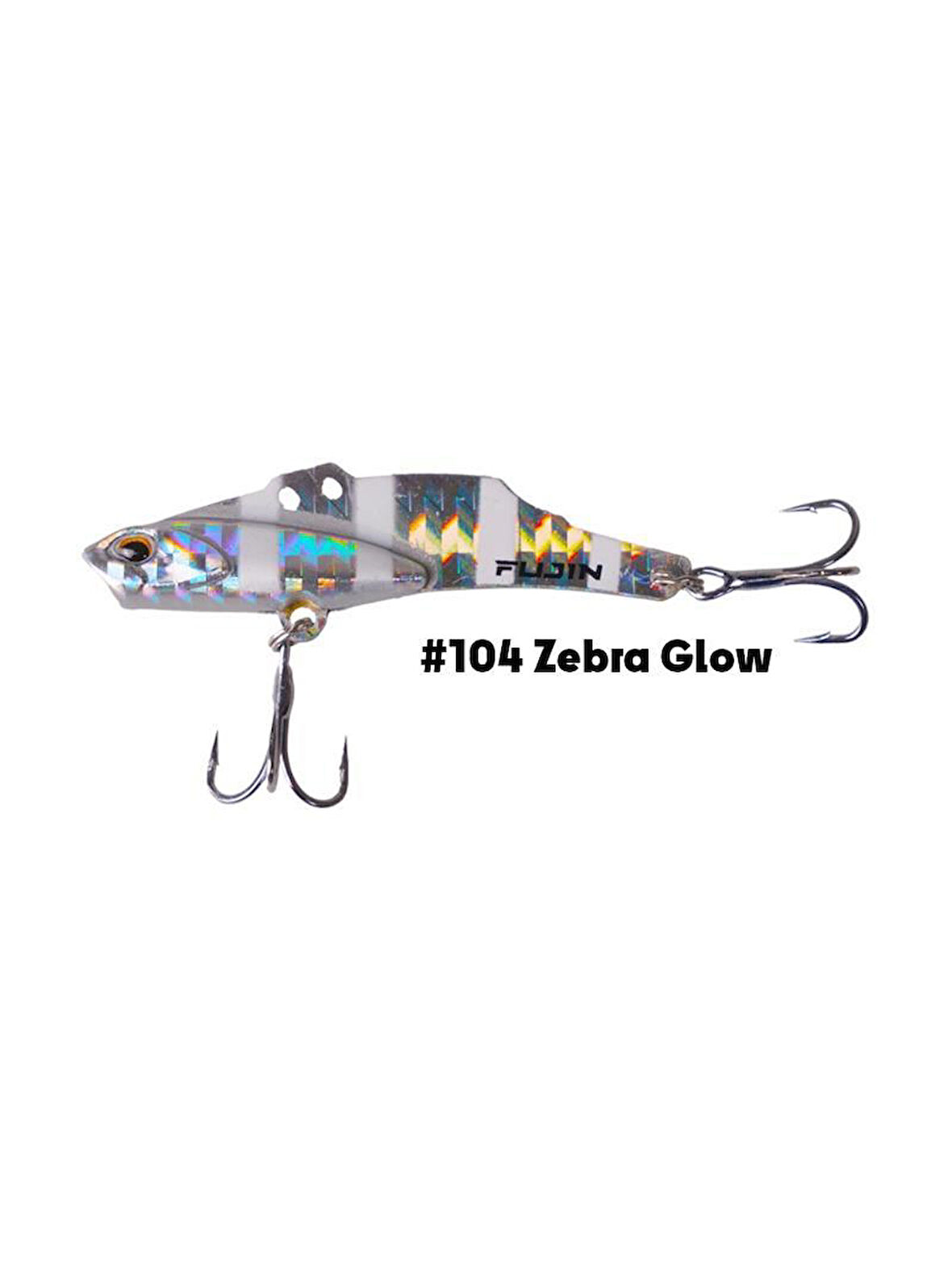 Fujin Metal Vibe 45mm 7gr Vibrasyon Jig Yem ZEBRA GLOW
