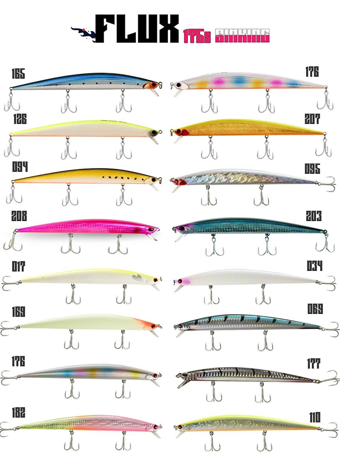 Fujin Flux 175S 175mm 29gr #207 Phoenix