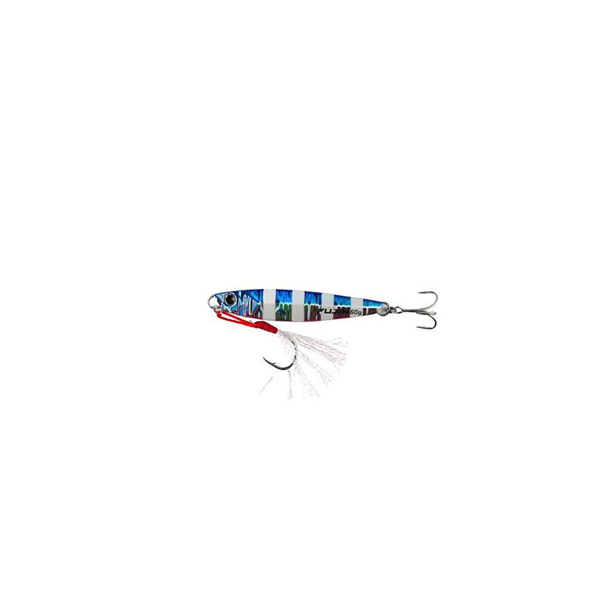 Fujin Jig-X Jigging Jig Yem Blue Pink Zebra Glow-80 GR
