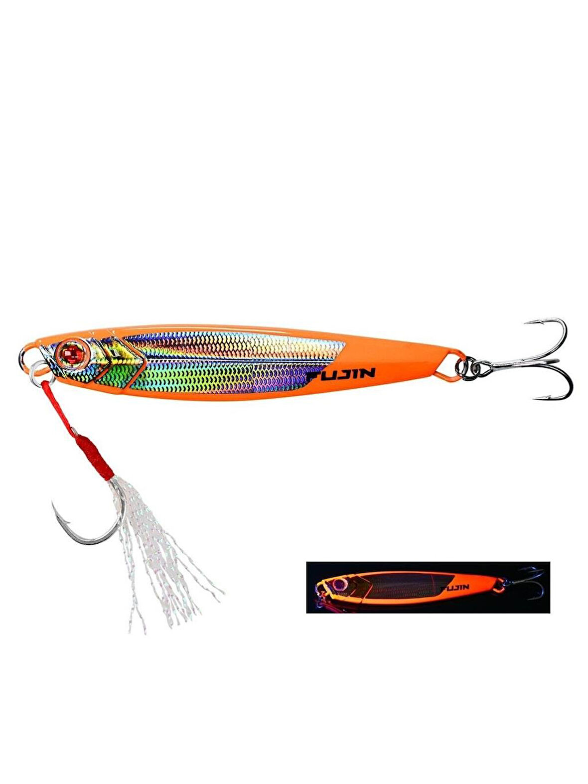Fujin Jig-X Jigging Jig Yem Prism Orange-80 GR