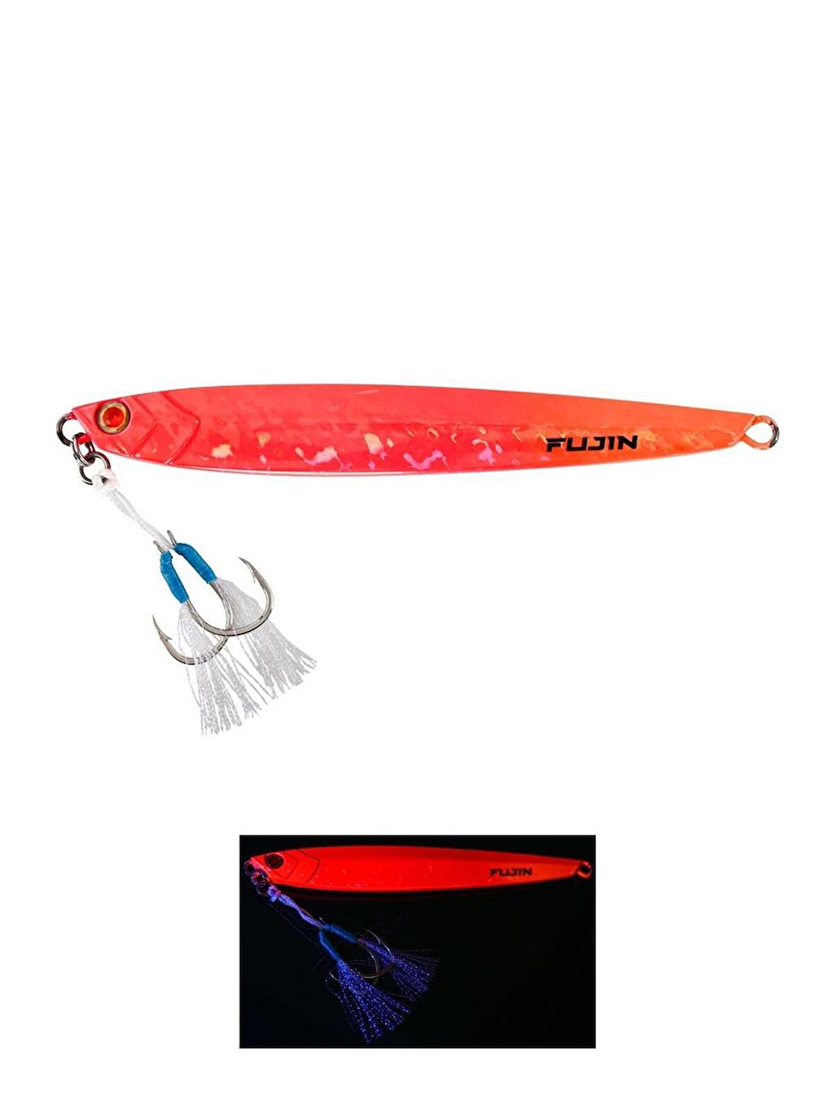 Fujin Valhalla Darksea 80gr Metal Jig Yem Pink Flash Orange