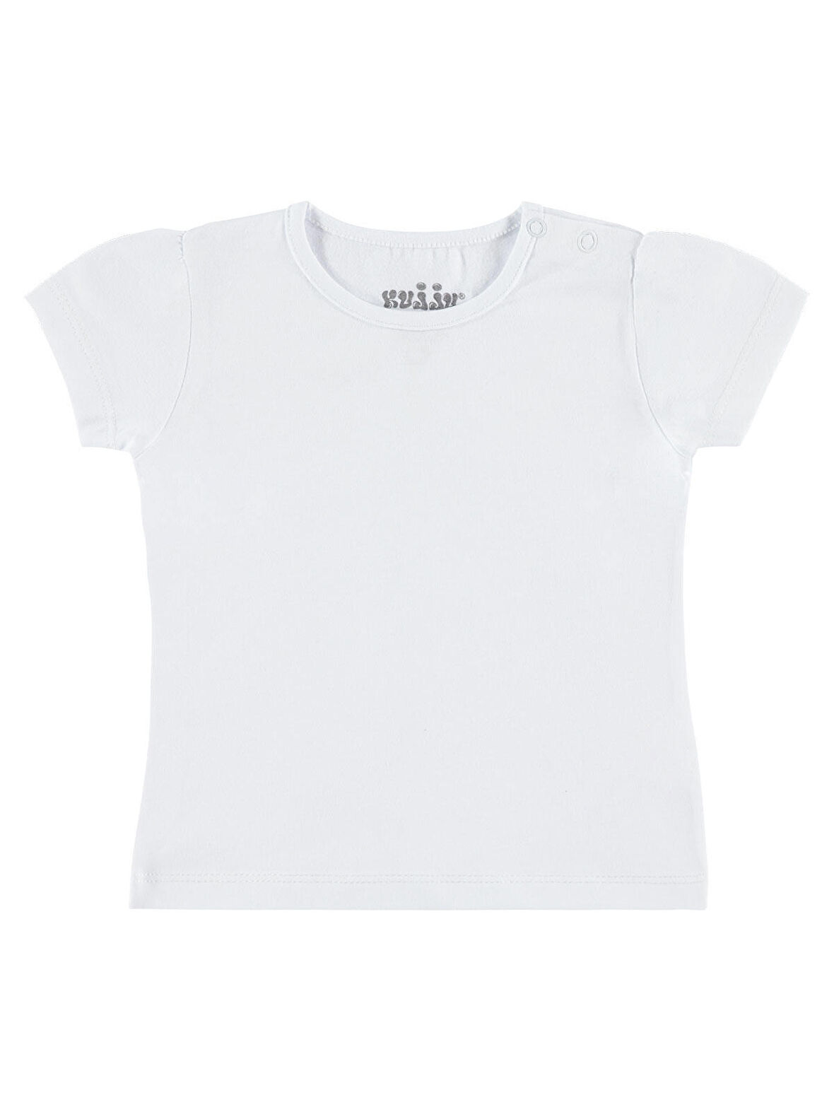 Civil Baby Kız Bebek Tişört 6-18 Ay Beyaz