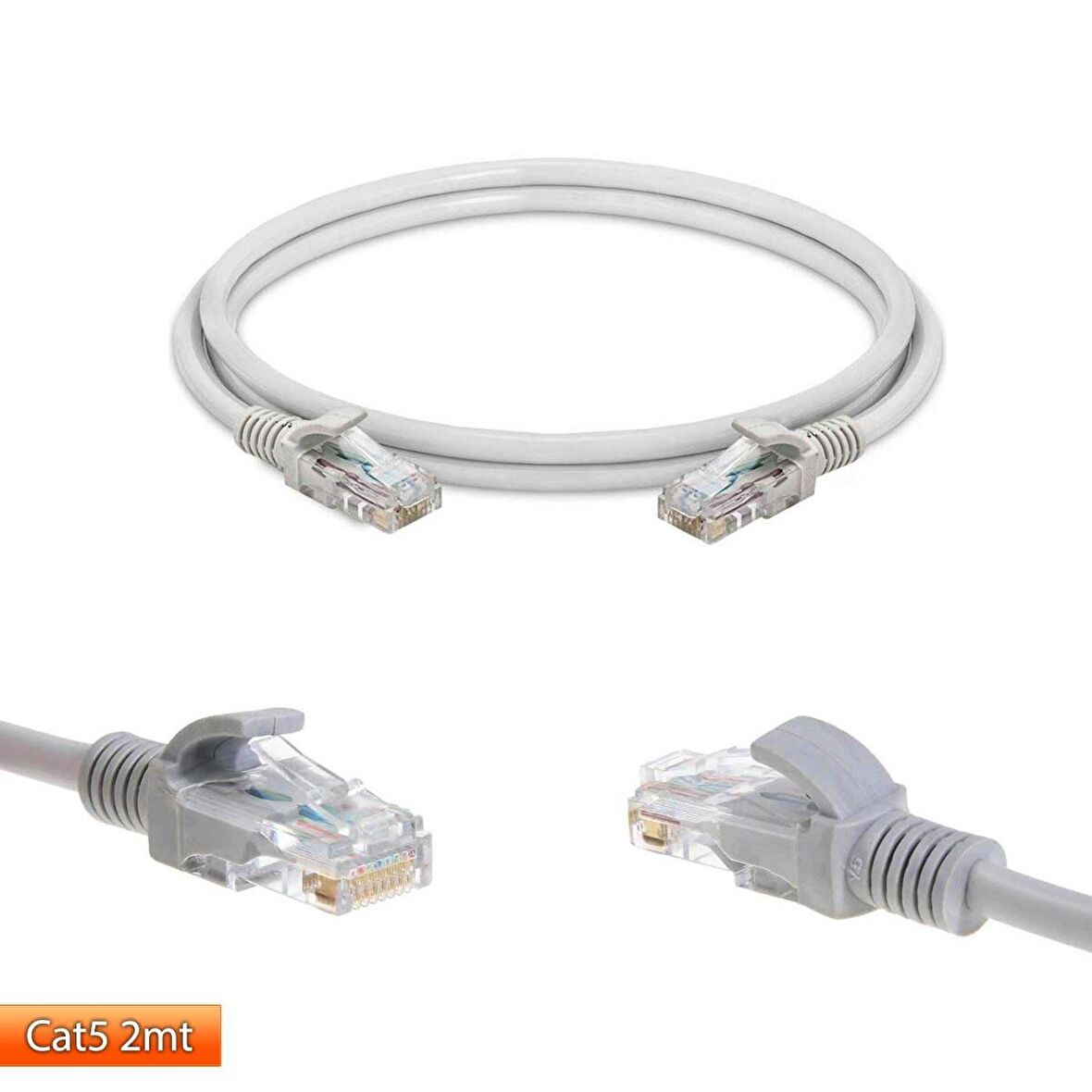 Polaxtor Cat5 Patch Network Ethernet Kablo 2 Metre