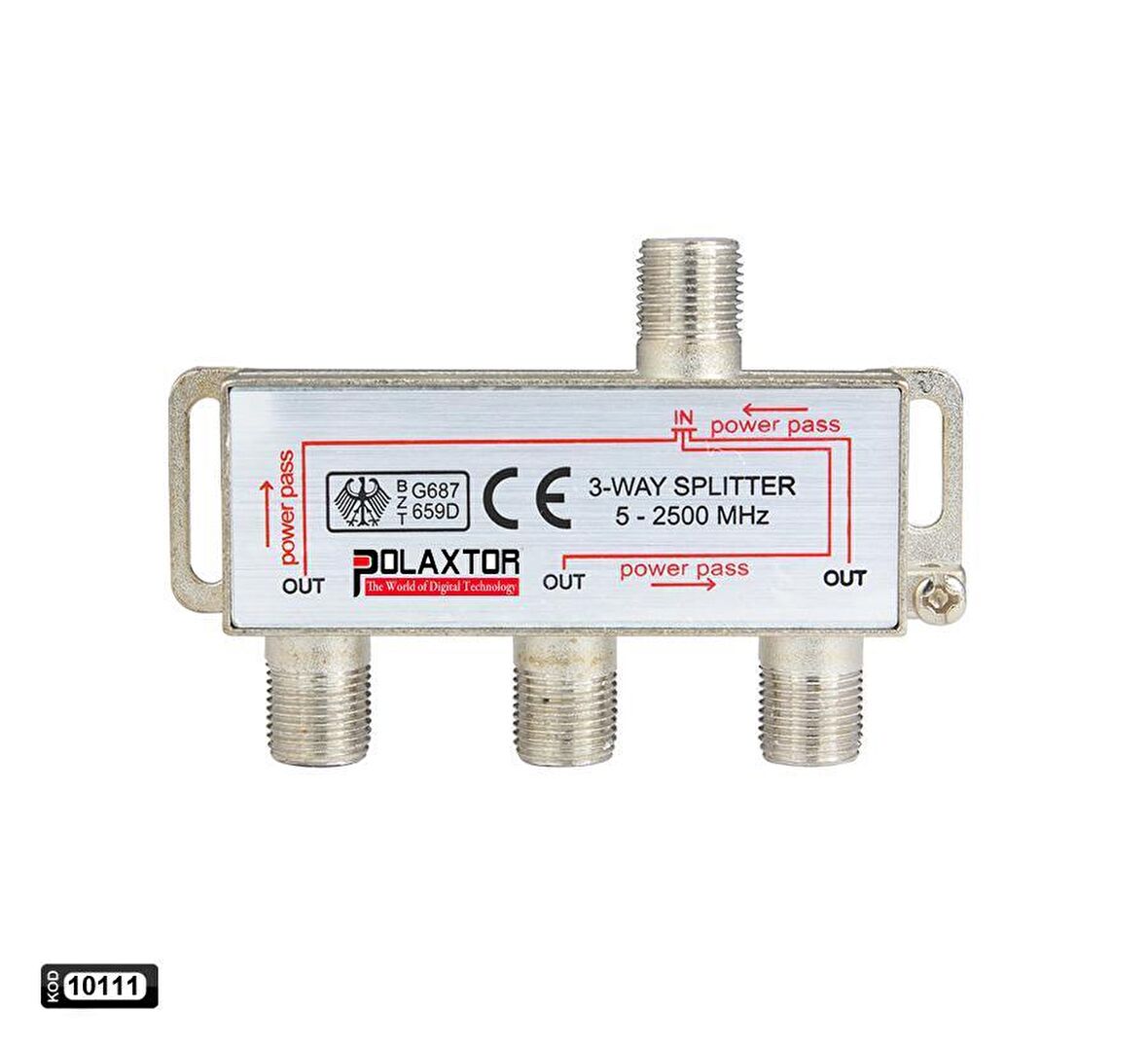 Polaxtor Uydu Bölücü Splitter 1/3 5-2500 Mhz