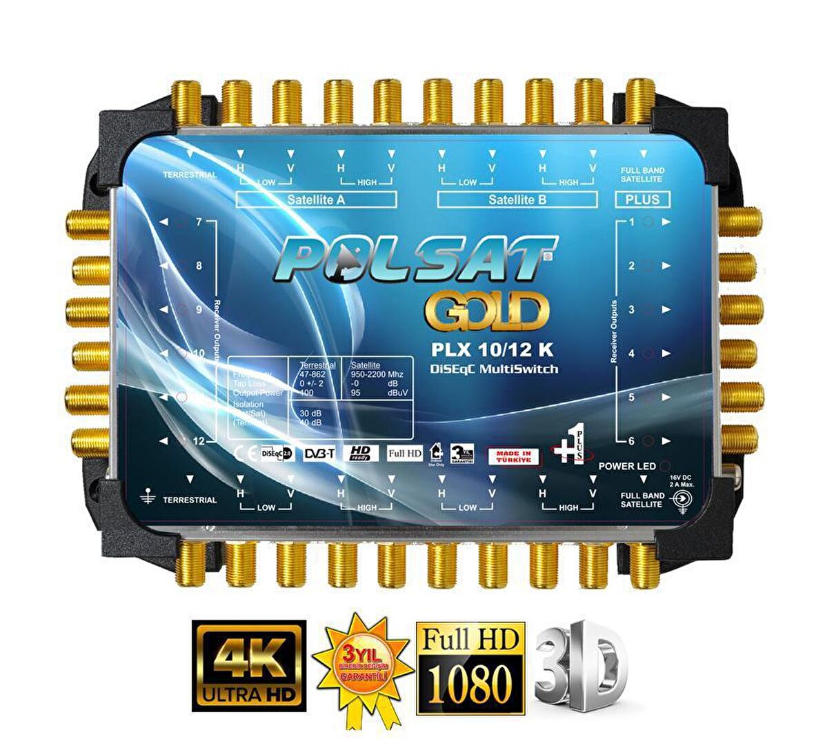 UYDU SANTRAL 10/12 KASKATLI 3YIL GARANTİLİ POLSAT