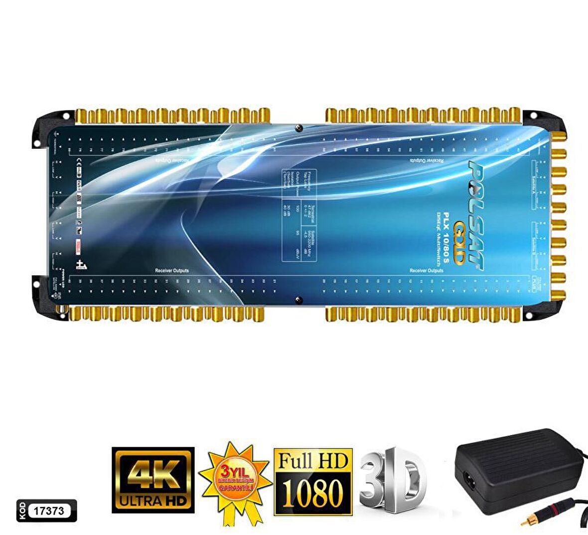 Polsat Uydu Santral 10/80 Sonlu Multiswtich 3 Yıl Garanti