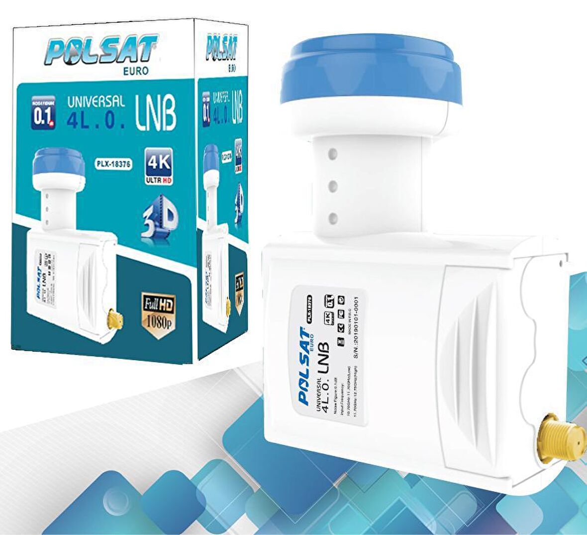 Polsat Mdu5 Lnb 0.1Db MDU-5 Gold 3D 4K