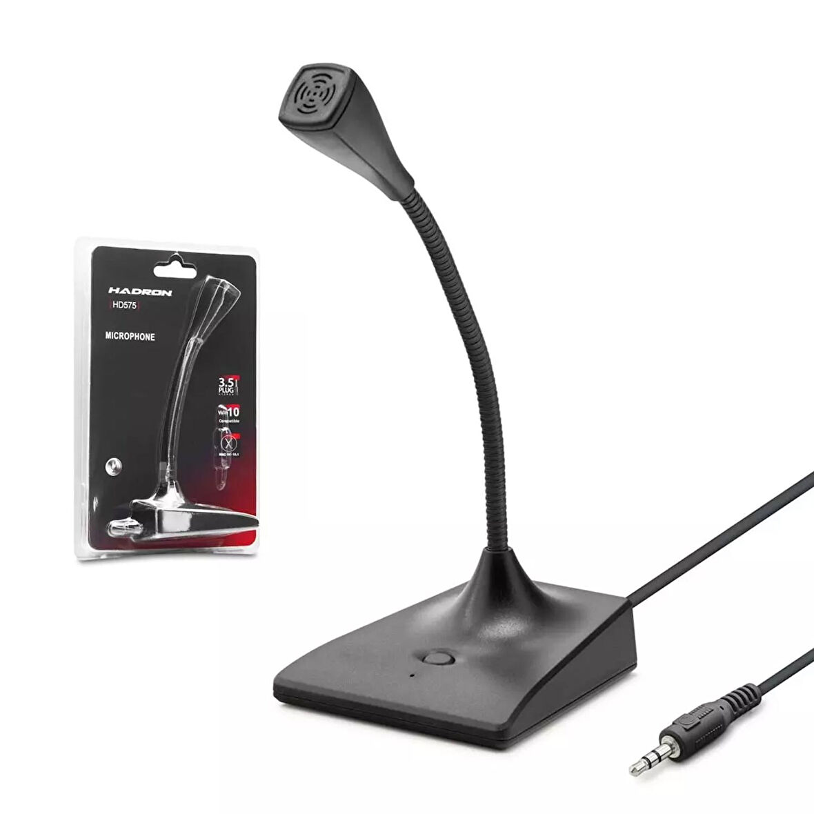 PC MASAÜSTÜ MİKROFONU AUX 3.5MM HADRON HD-575