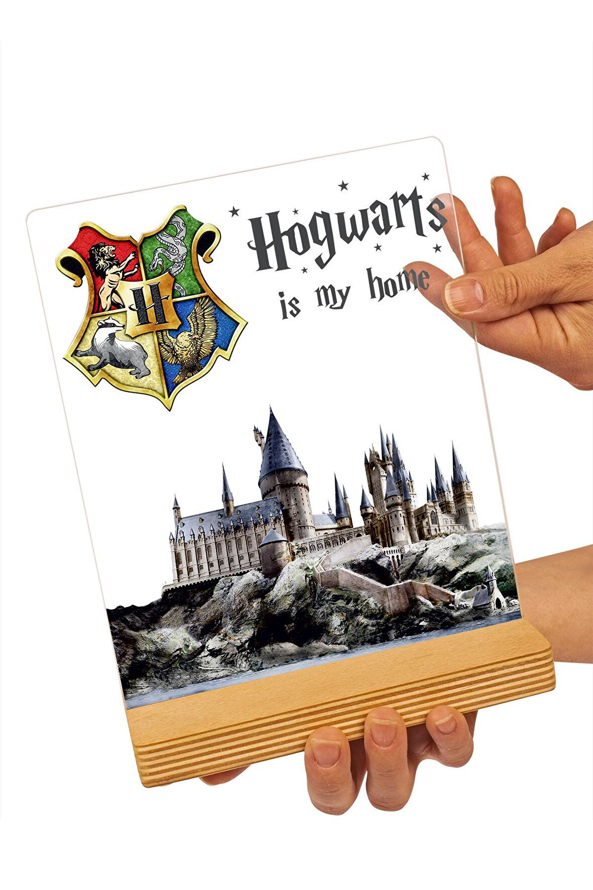 Sevgilambası Harry Potter Hogwarts Hediyesi Şeffaf Tablo