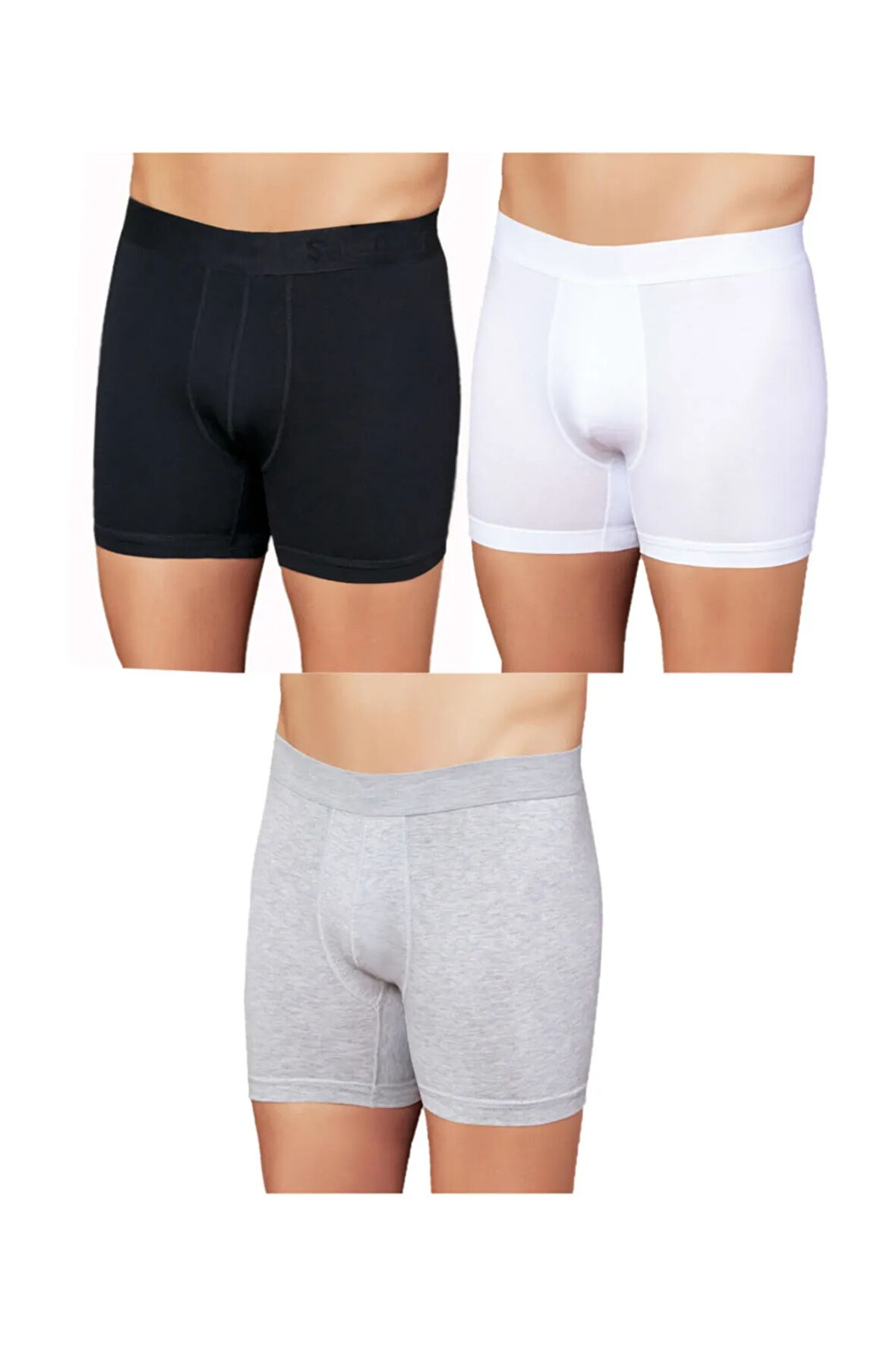 6 Adet Likralı Erkek Boxer - E031