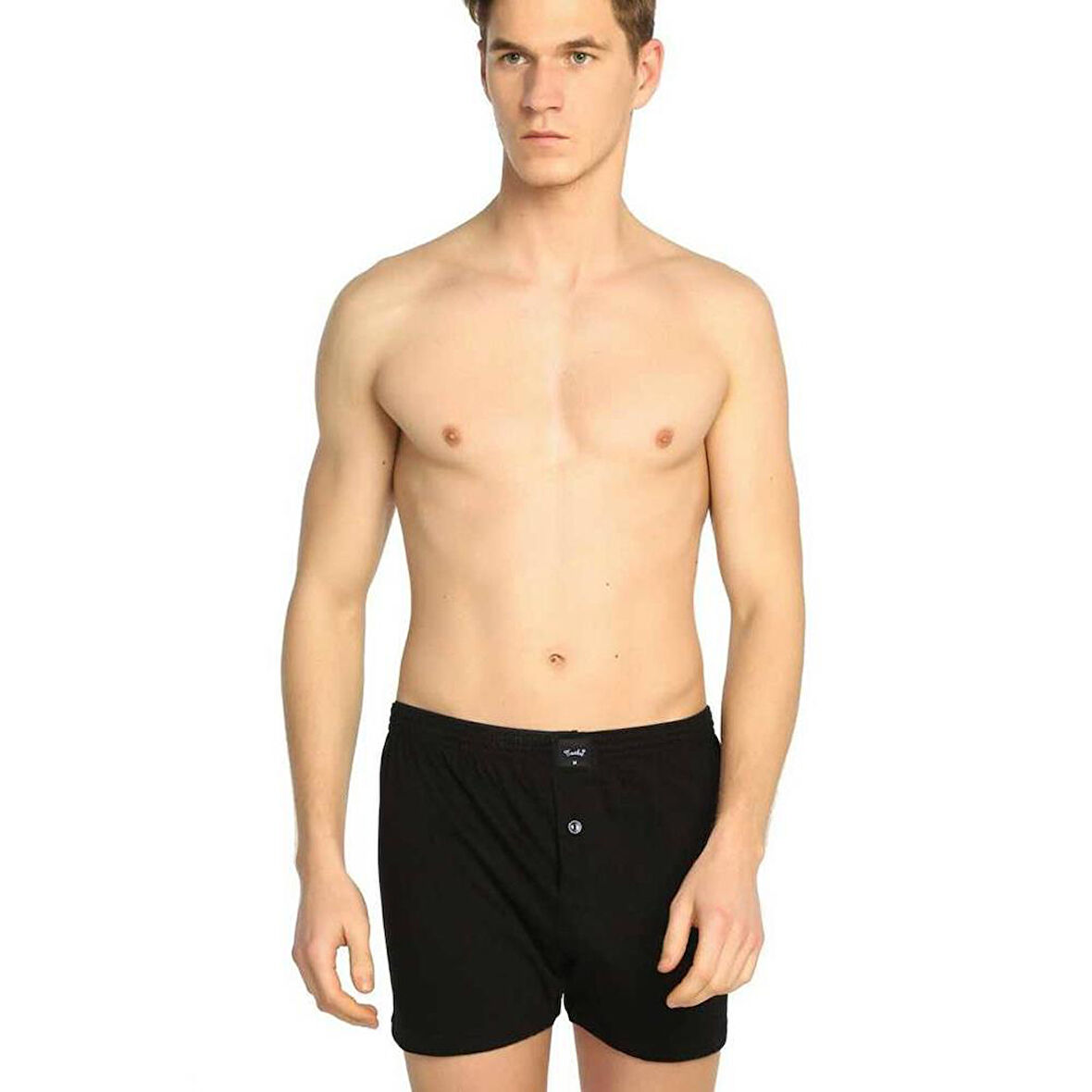 Tutku 117 Erkek Düz Penye Boxer 6'lı Paket